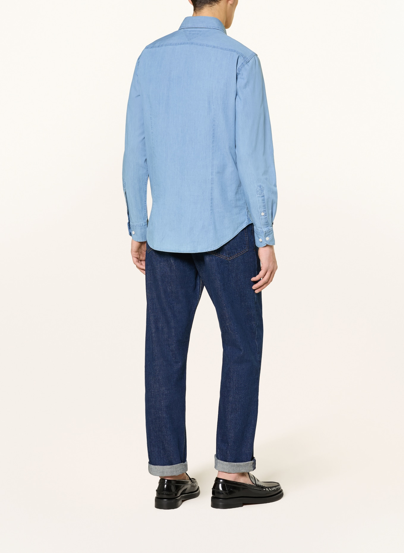 TOMMY HILFIGER Jeanshemd Slim Fit: HELLBLAU