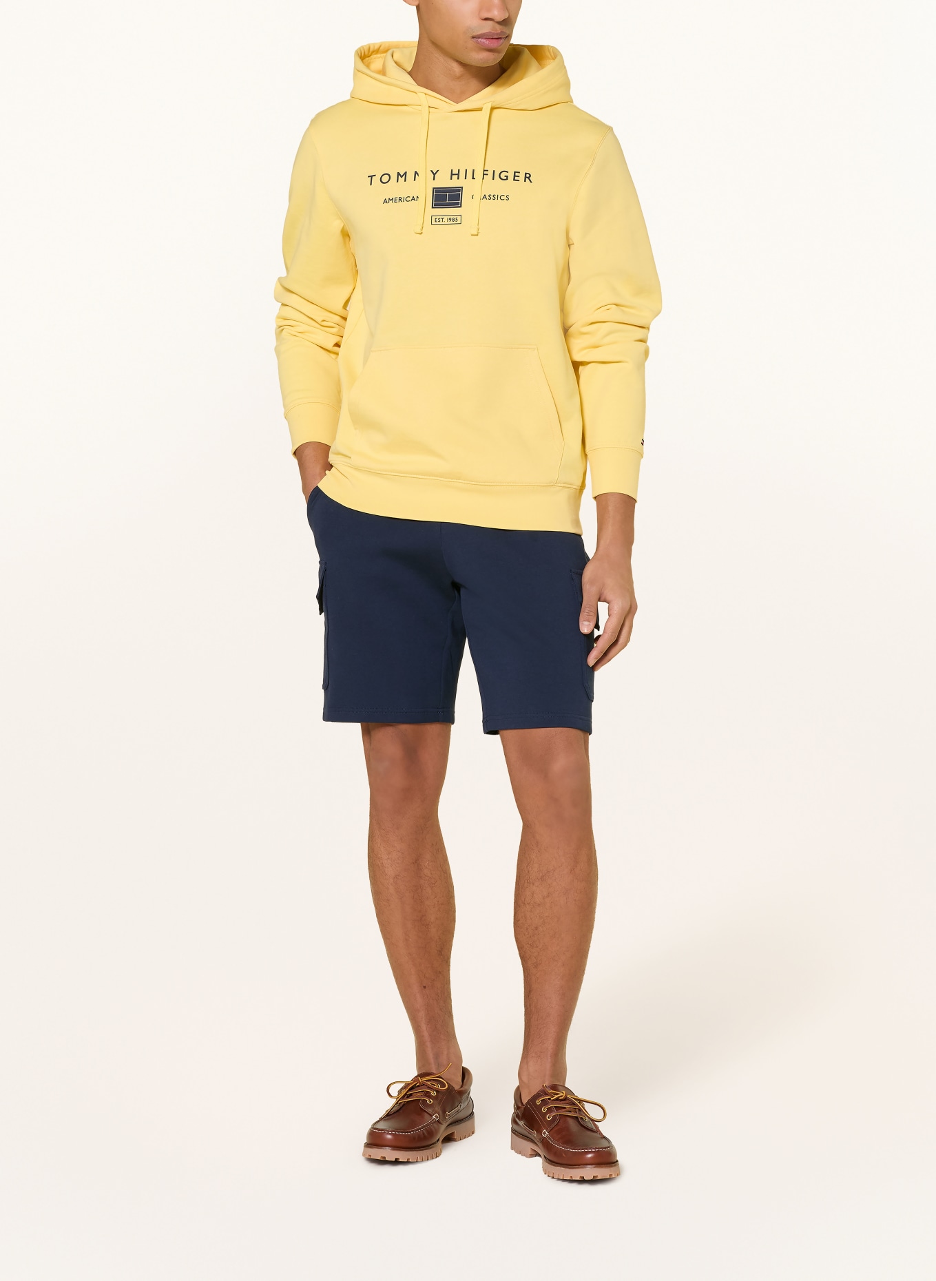 TOMMY HILFIGER Sweatshorts: DUNKELBLAU