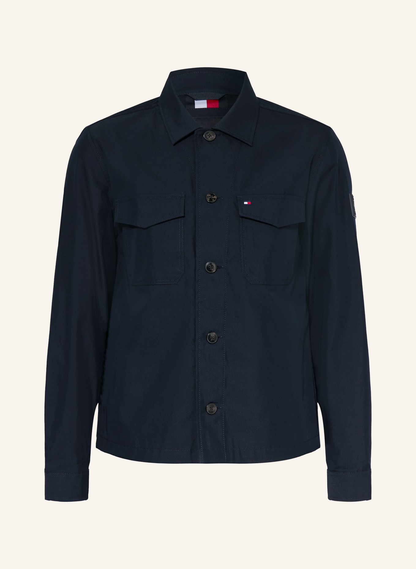 TOMMY HILFIGER Overjacket: DUNKELBLAU