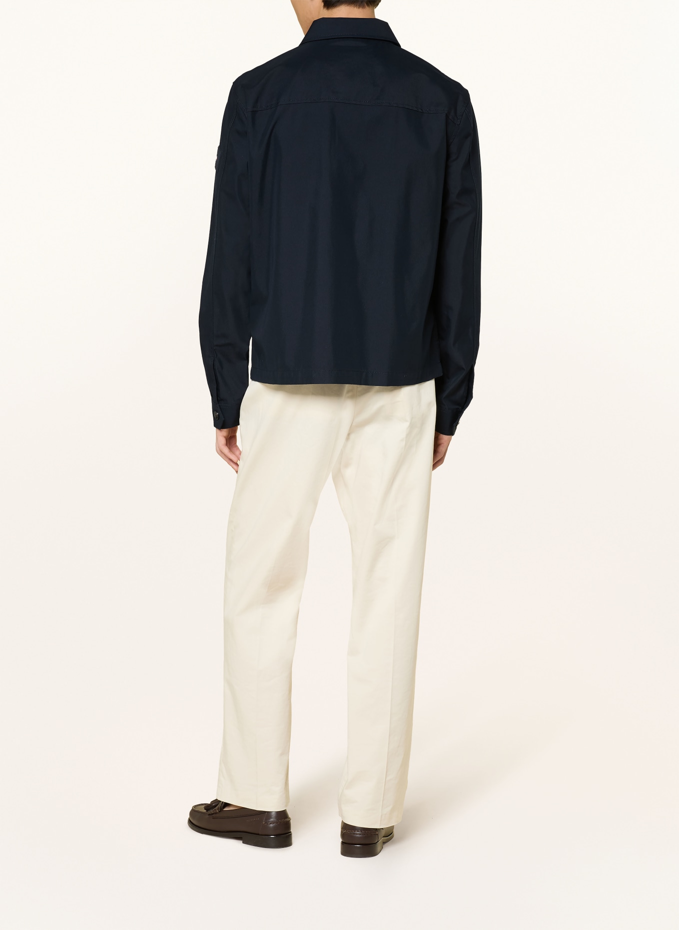 TOMMY HILFIGER Overjacket: DUNKELBLAU