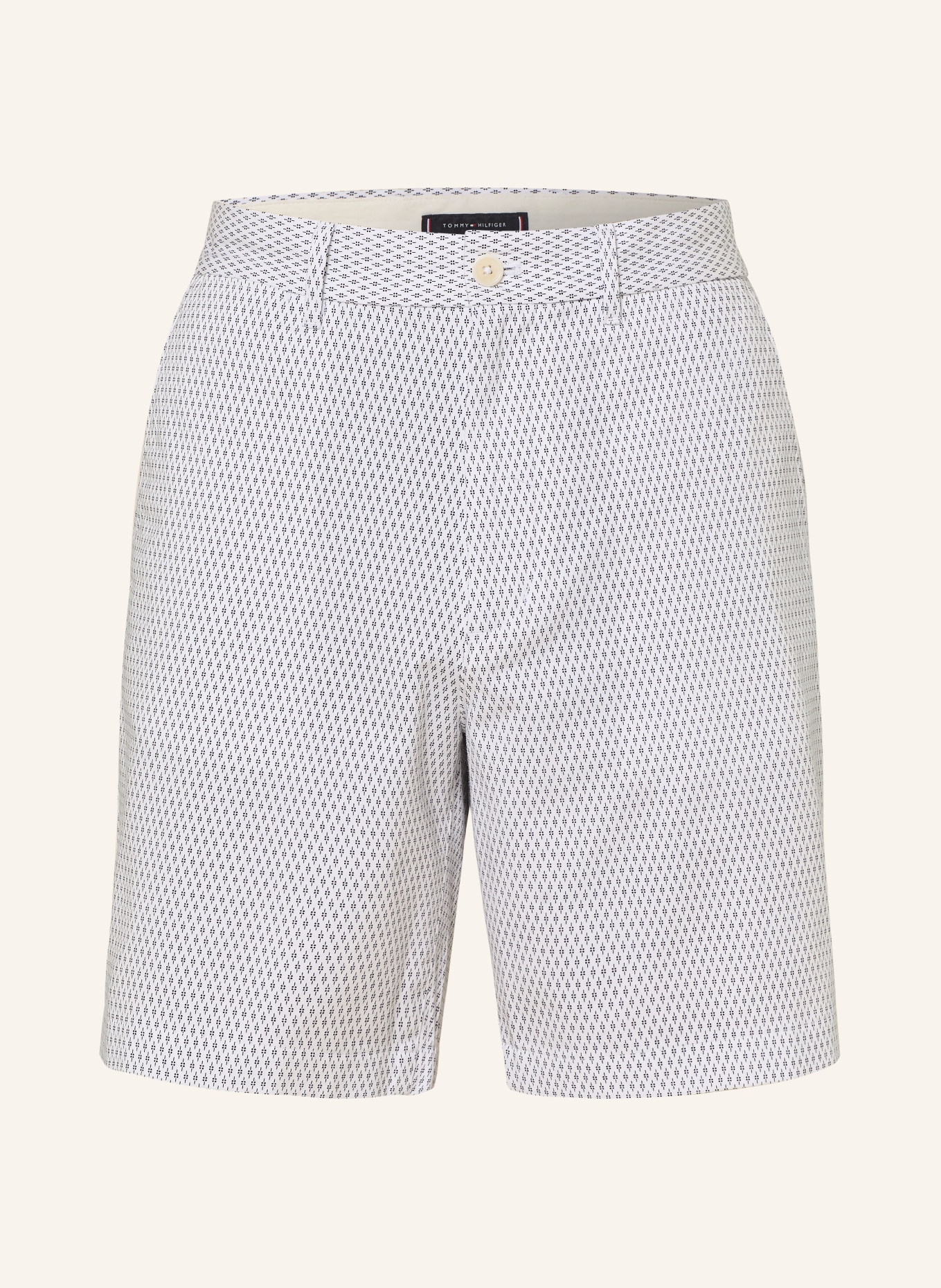 TOMMY HILFIGER Chinoshorts DOVER Regular Fit: WEISS / SCHWARZ