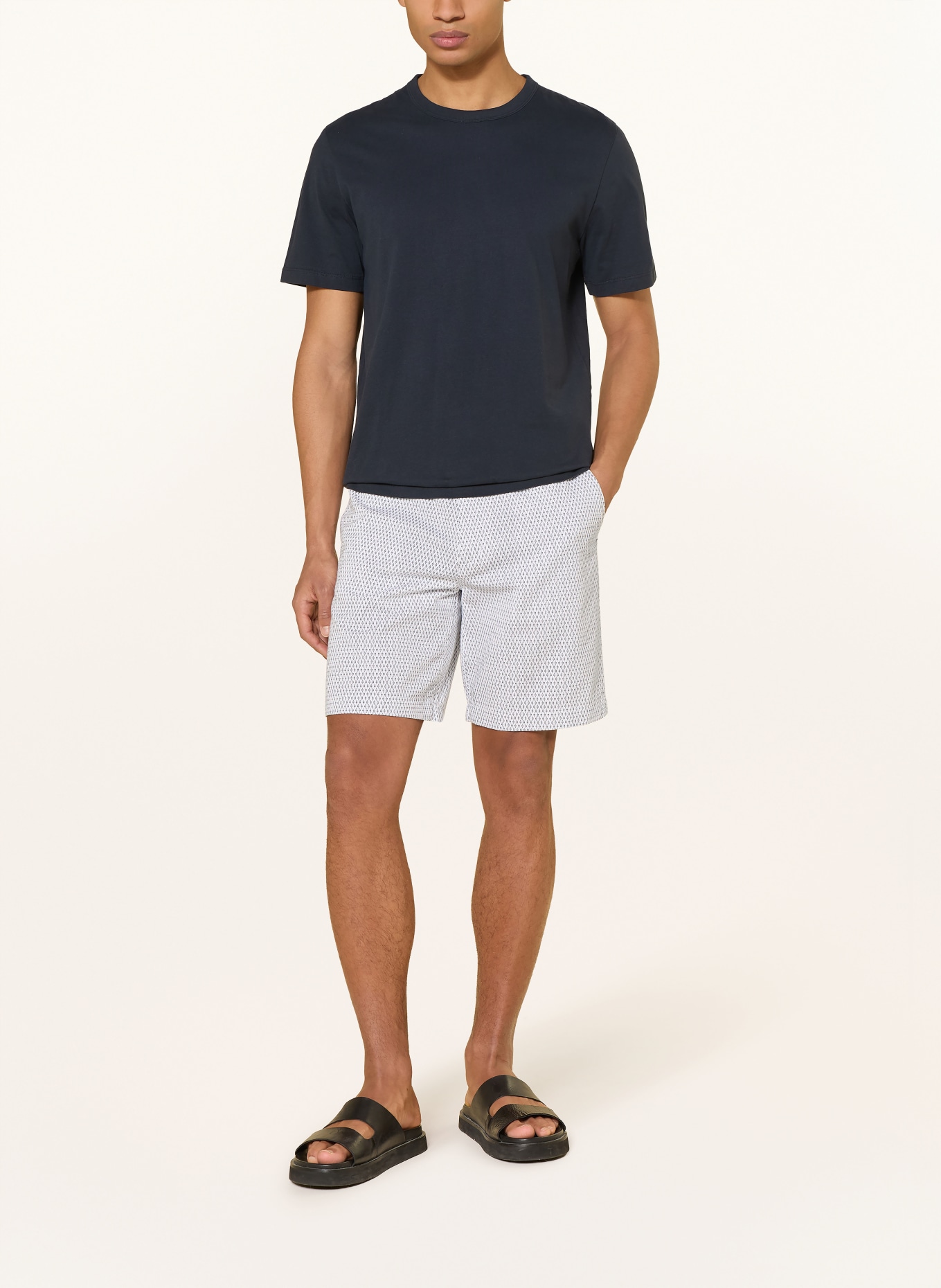 TOMMY HILFIGER Chinoshorts DOVER Regular Fit: WEISS / SCHWARZ