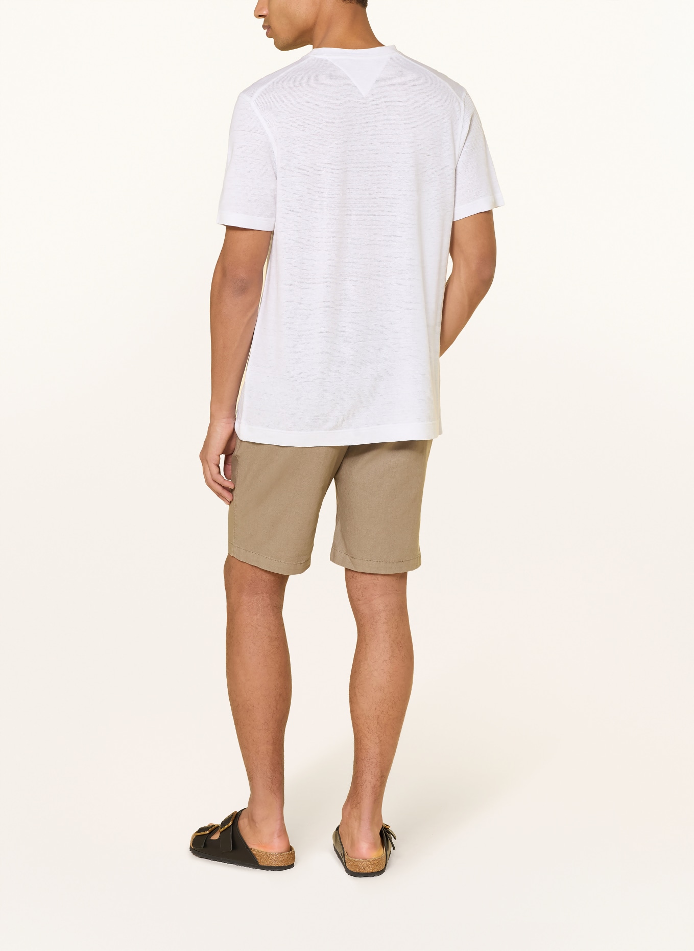 TOMMY HILFIGER T-Shirt aus Leinen: WEISS