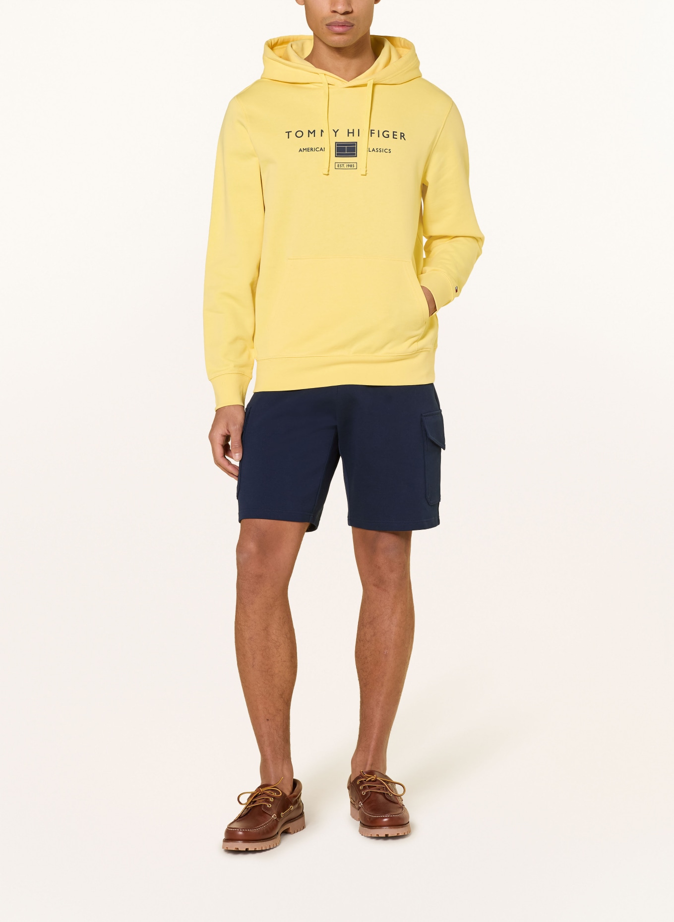 TOMMY HILFIGER Hoodie: GELB