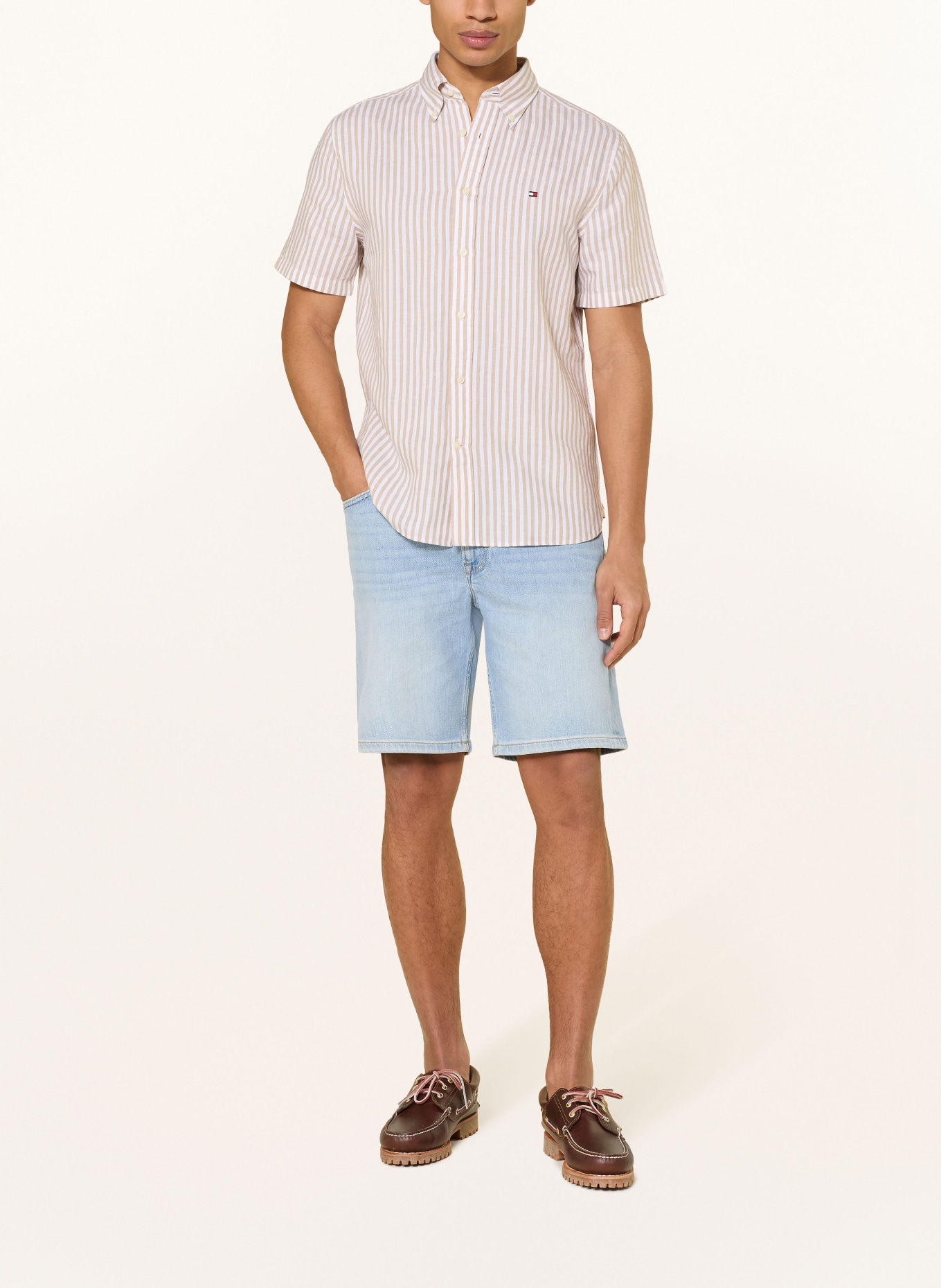 TOMMY HILFIGER Jeansshorts DENTON: 1AB Heron Blue