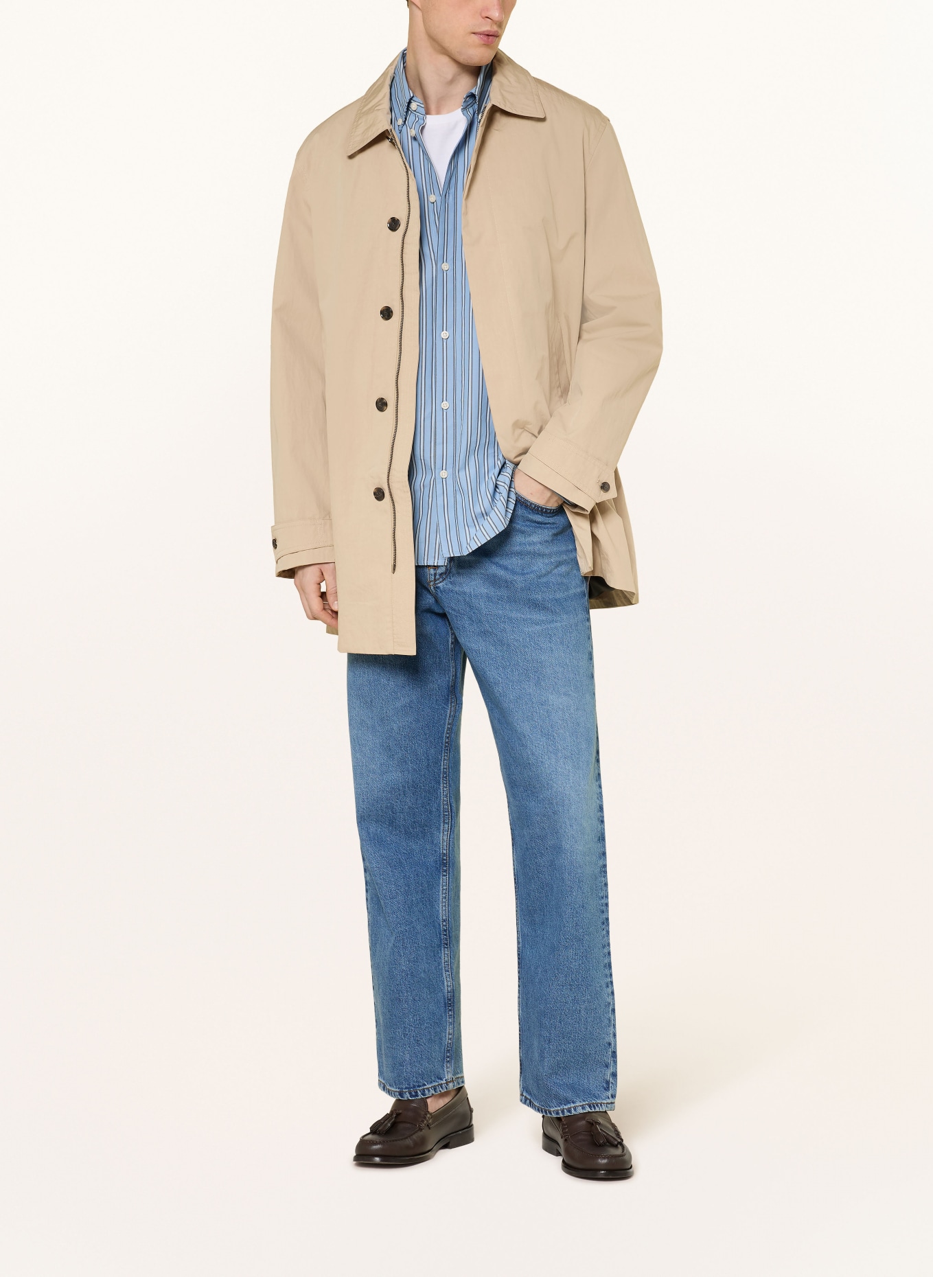 TOMMY HILFIGER coat: BEIGE