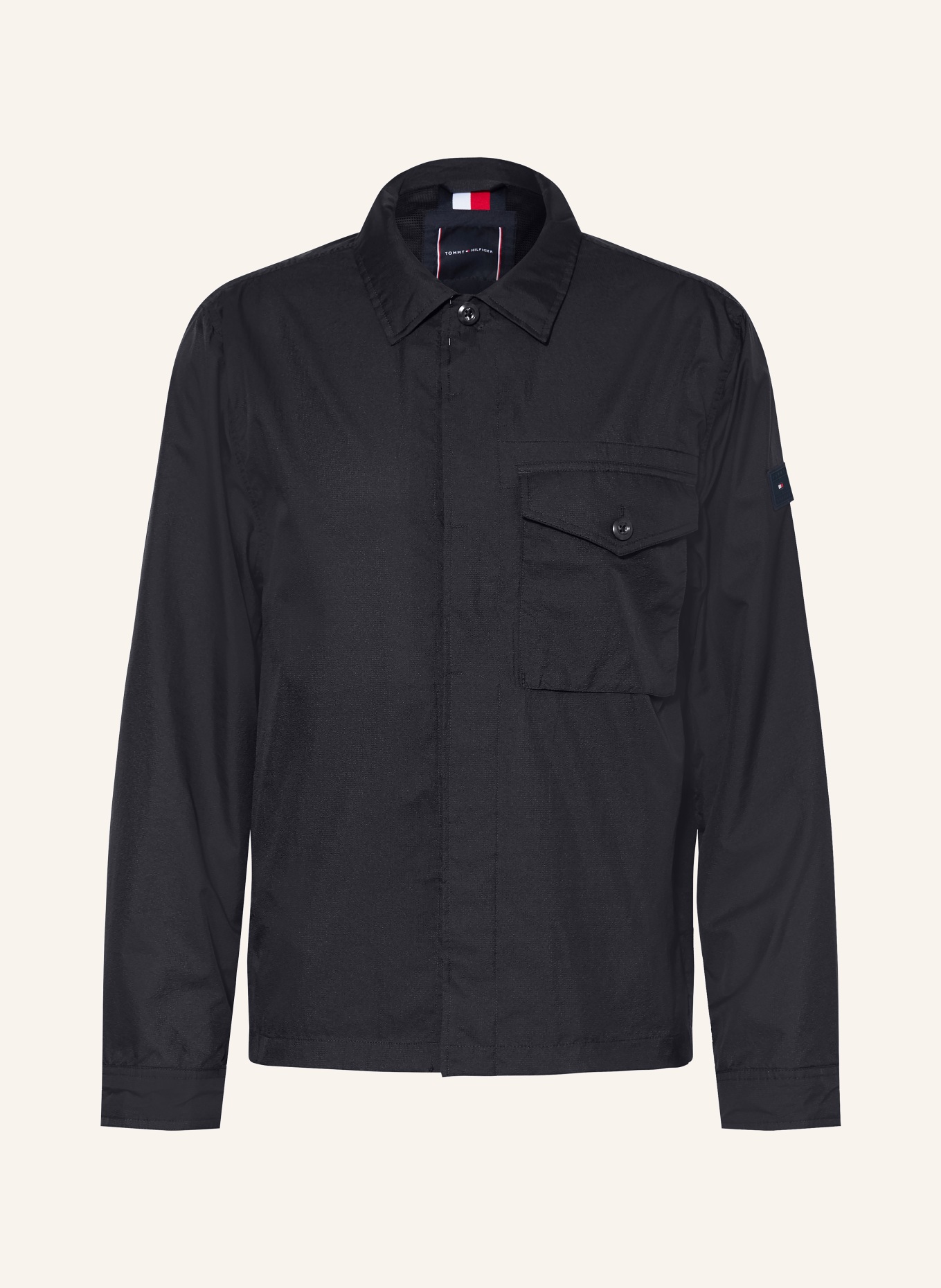 TOMMY HILFIGER Overjacket: DONKERBLAUW