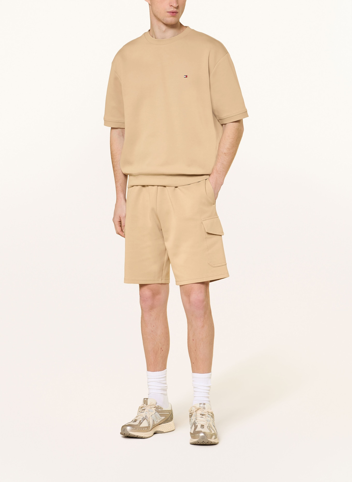 TOMMY HILFIGER T-Shirt INTECHNO: BEIGE