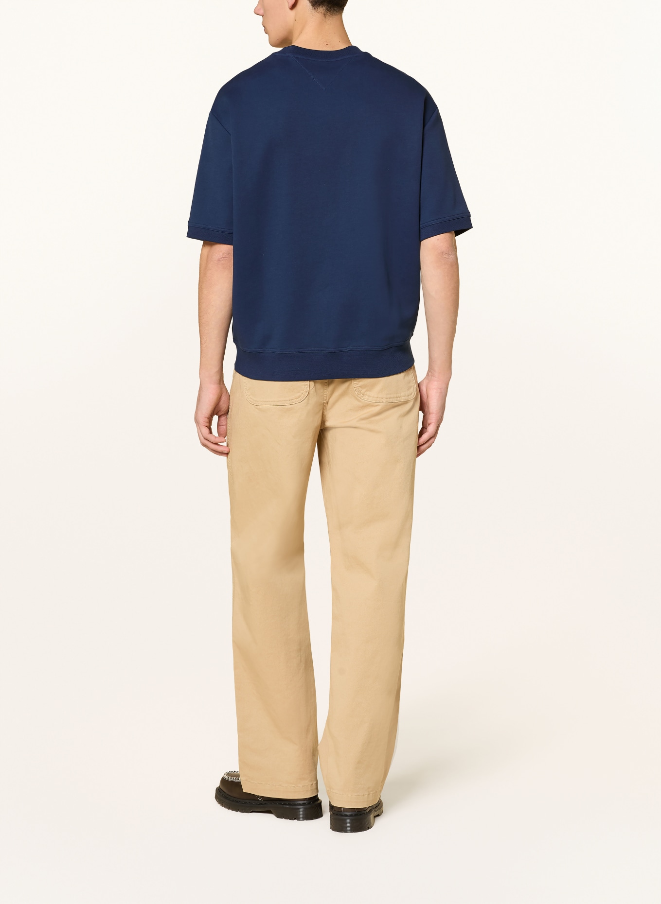 TOMMY HILFIGER T-Shirt INTECHNO: DUNKELBLAU