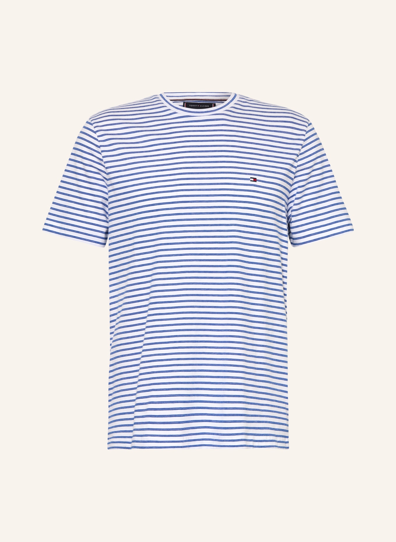TOMMY HILFIGER T-Shirt: WEISS / BLAU