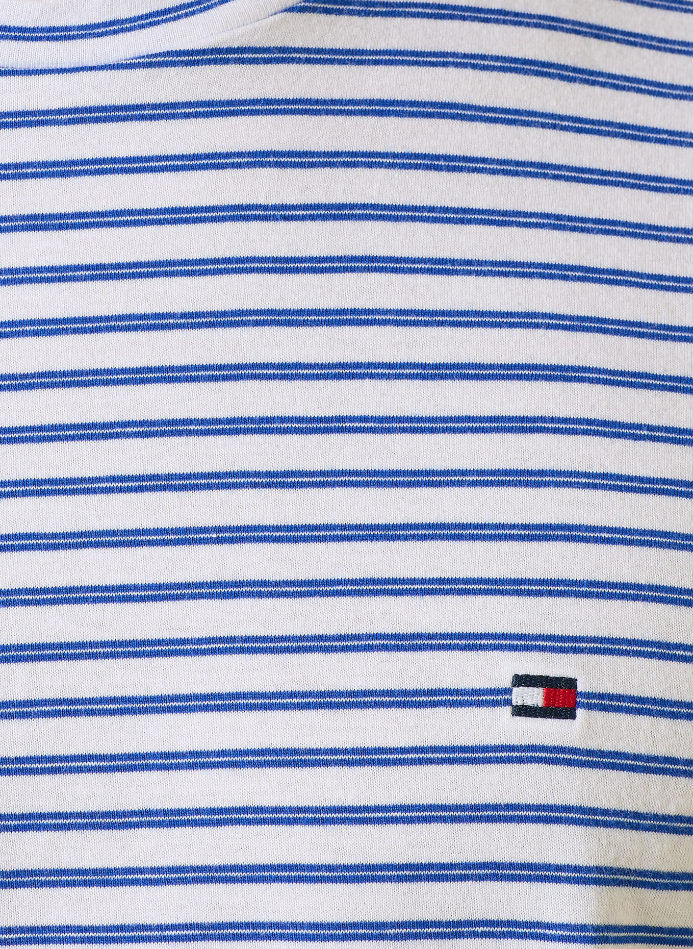 TOMMY HILFIGER T-Shirt: WEISS / BLAU