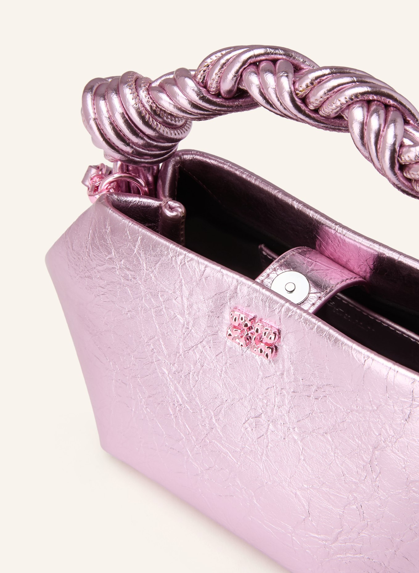 GANNI Torebka BOU BAG MINI: RÓŻOWY