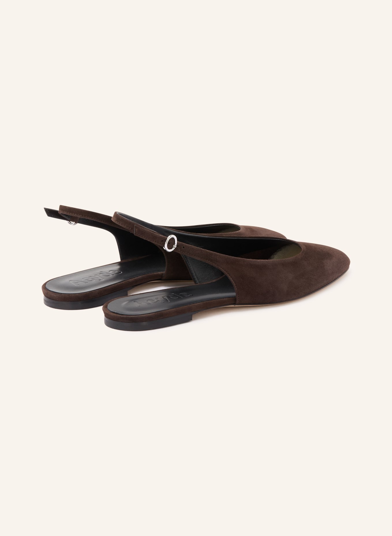 Aeyde Baleriny Slingballerinas AMELIA: CIEMNOBRĄZOWY