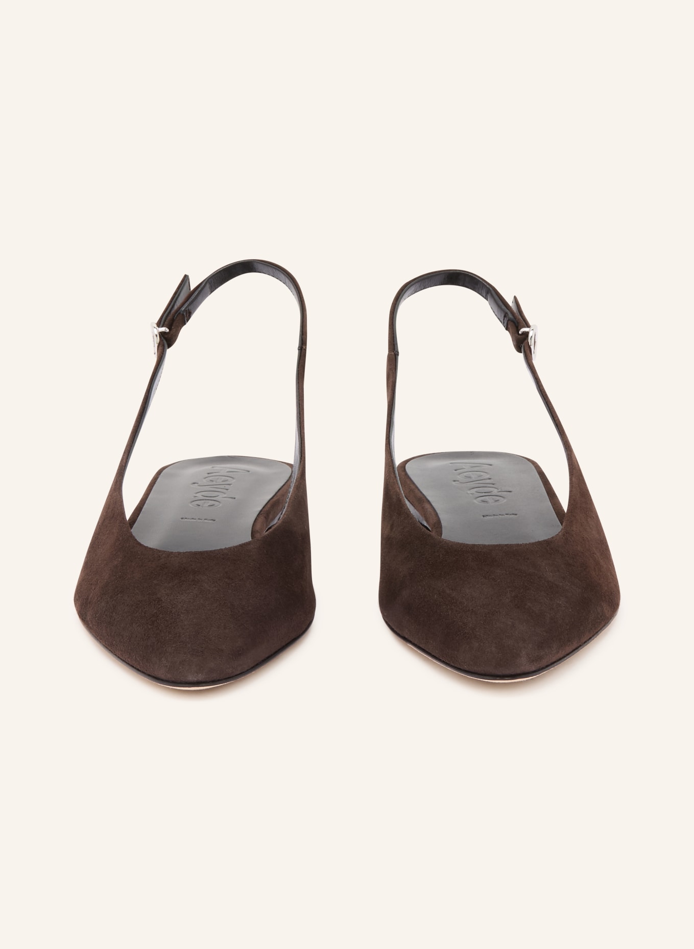 Aeyde Baleriny Slingballerinas AMELIA: CIEMNOBRĄZOWY