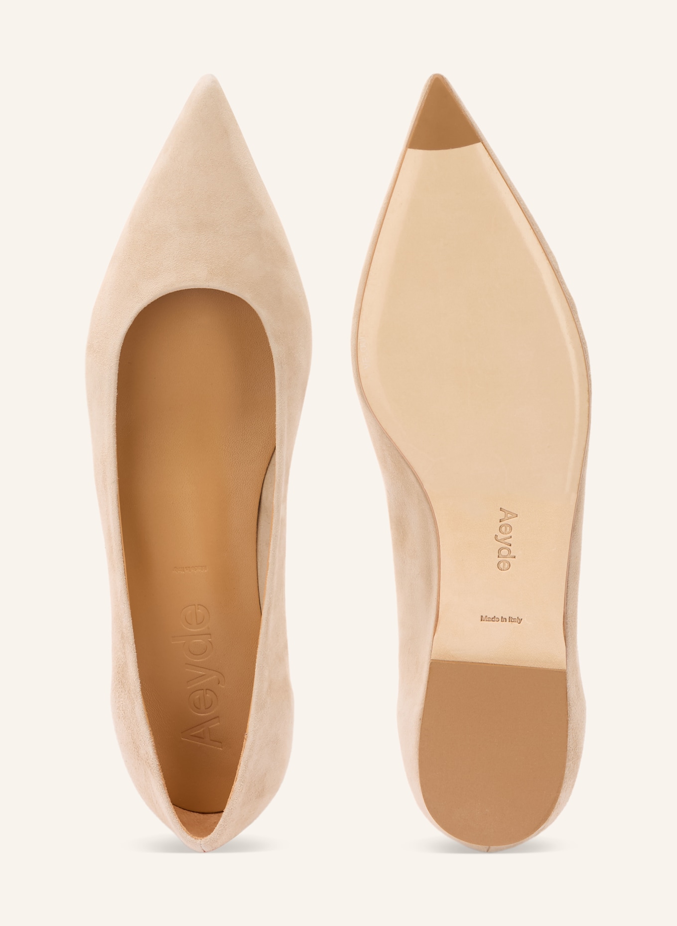 Aeyde Ballerinas CASSIE: BEIGE