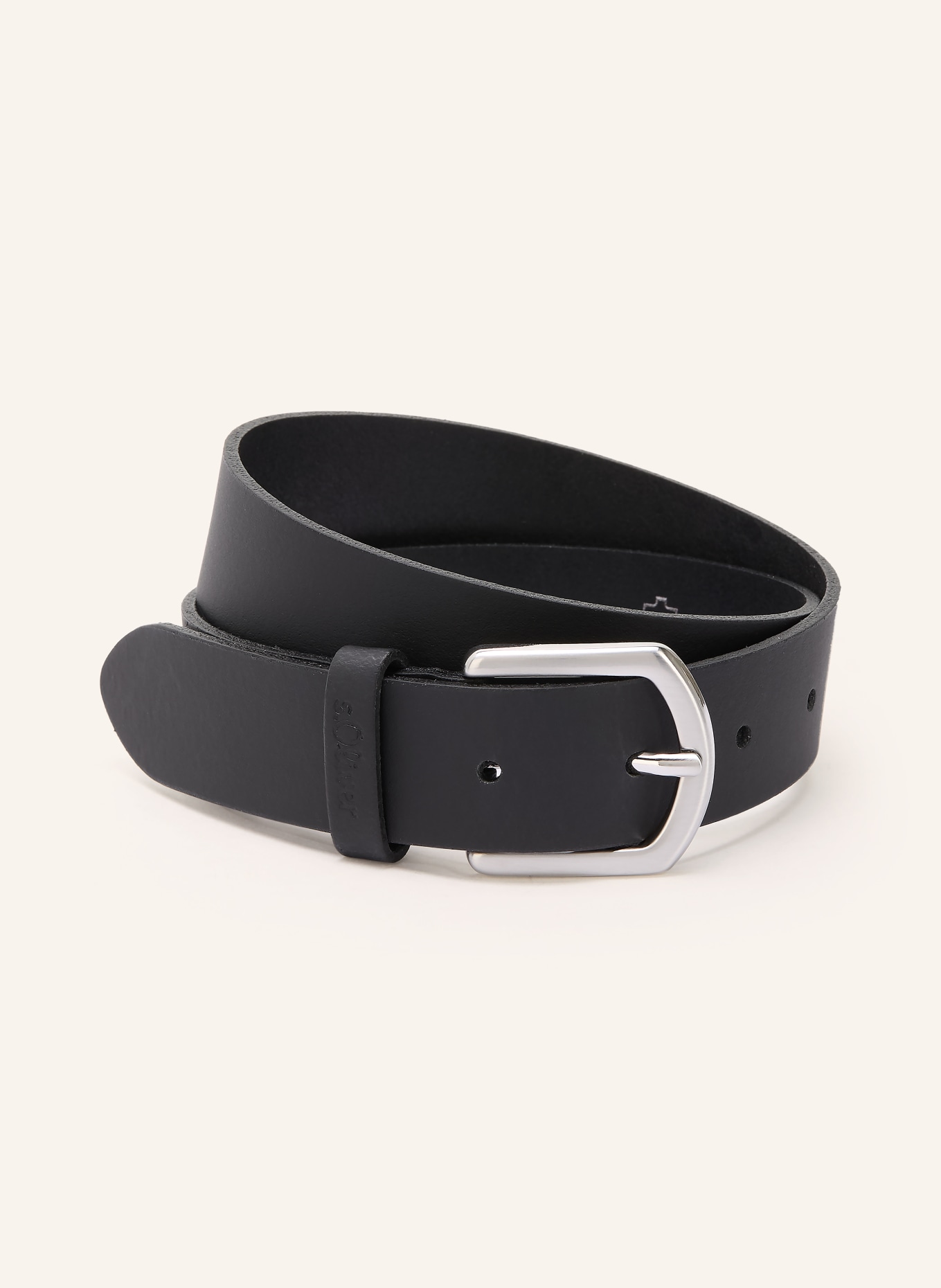 s.Oliver RED Ledergürtel: SCHWARZ