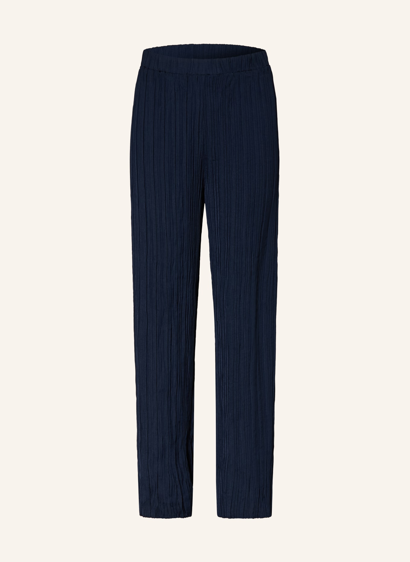 s.Oliver RED Pleated trousers: DARK BLUE