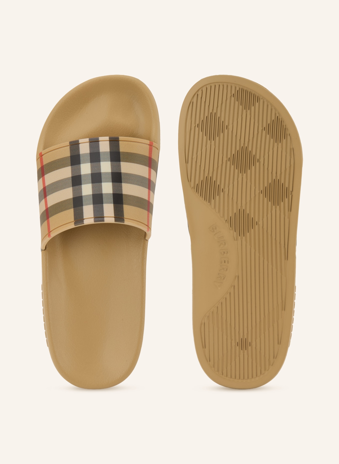 BURBERRY Klapki FURLEY: BEŻOWY