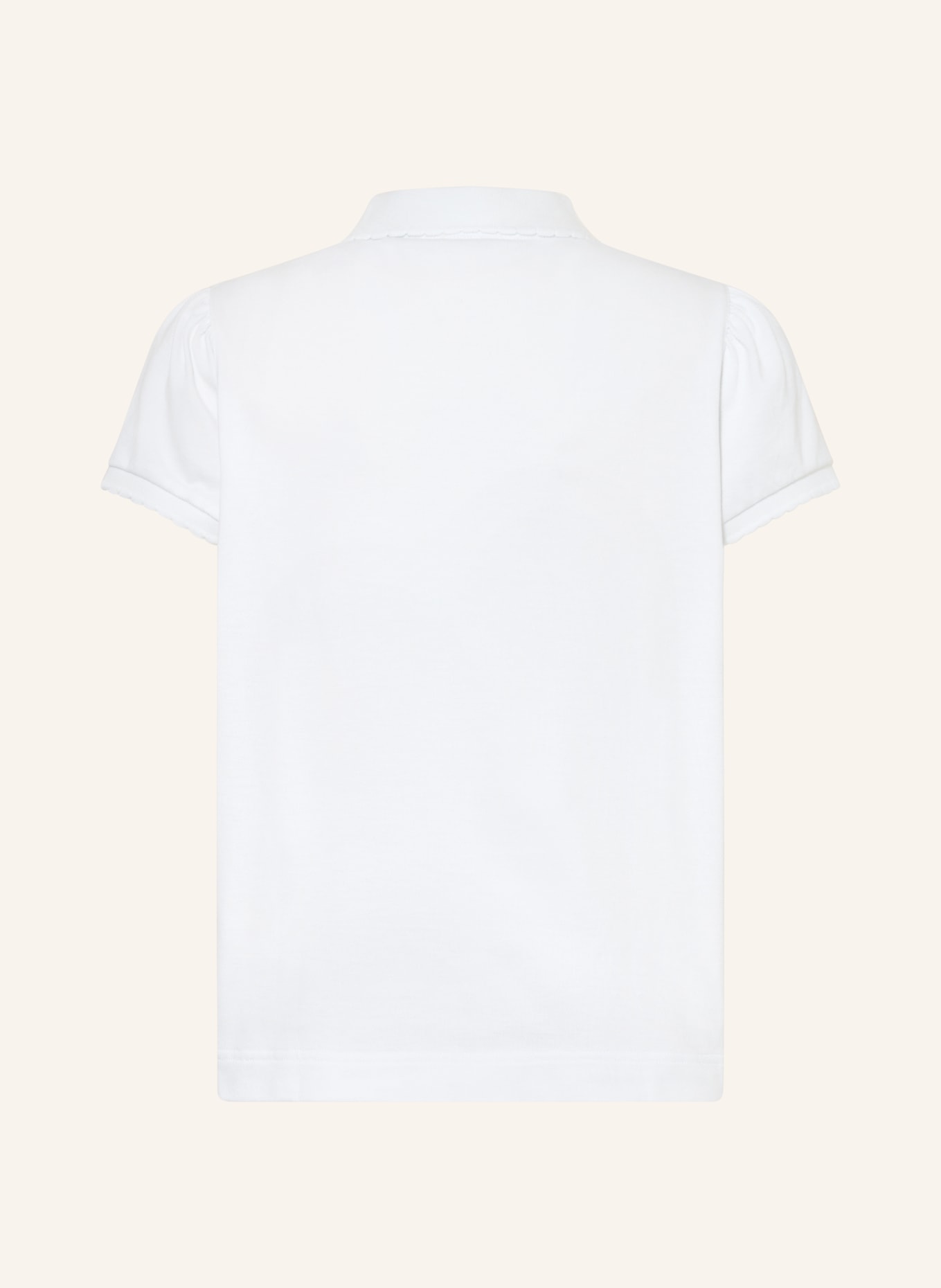 BURBERRY Piqué-Poloshirt EMMY: WEISS