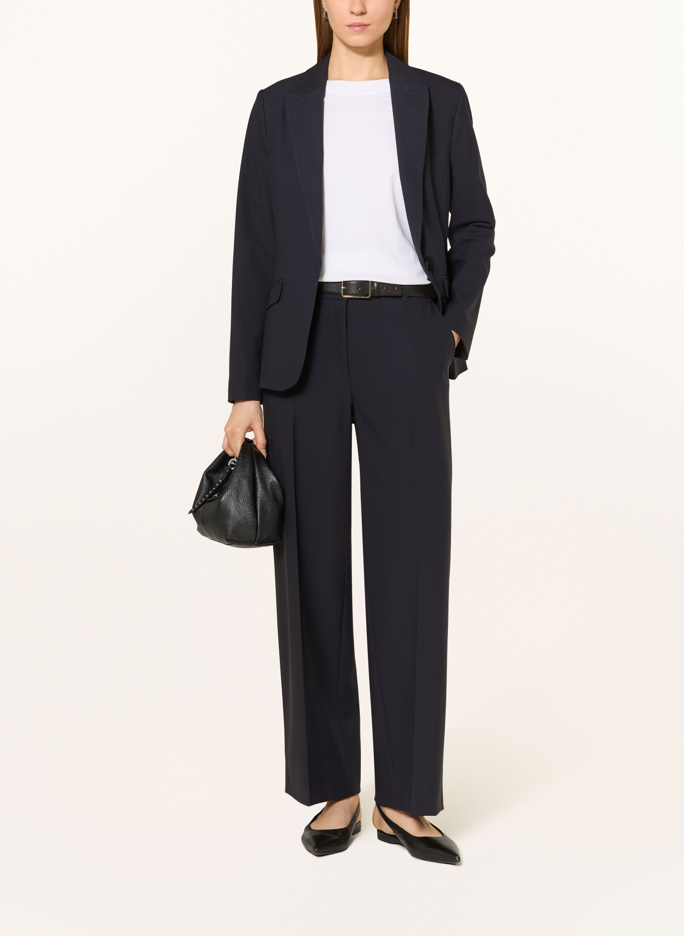 s.Oliver BLACK LABEL marlene pants: DARK BLUE