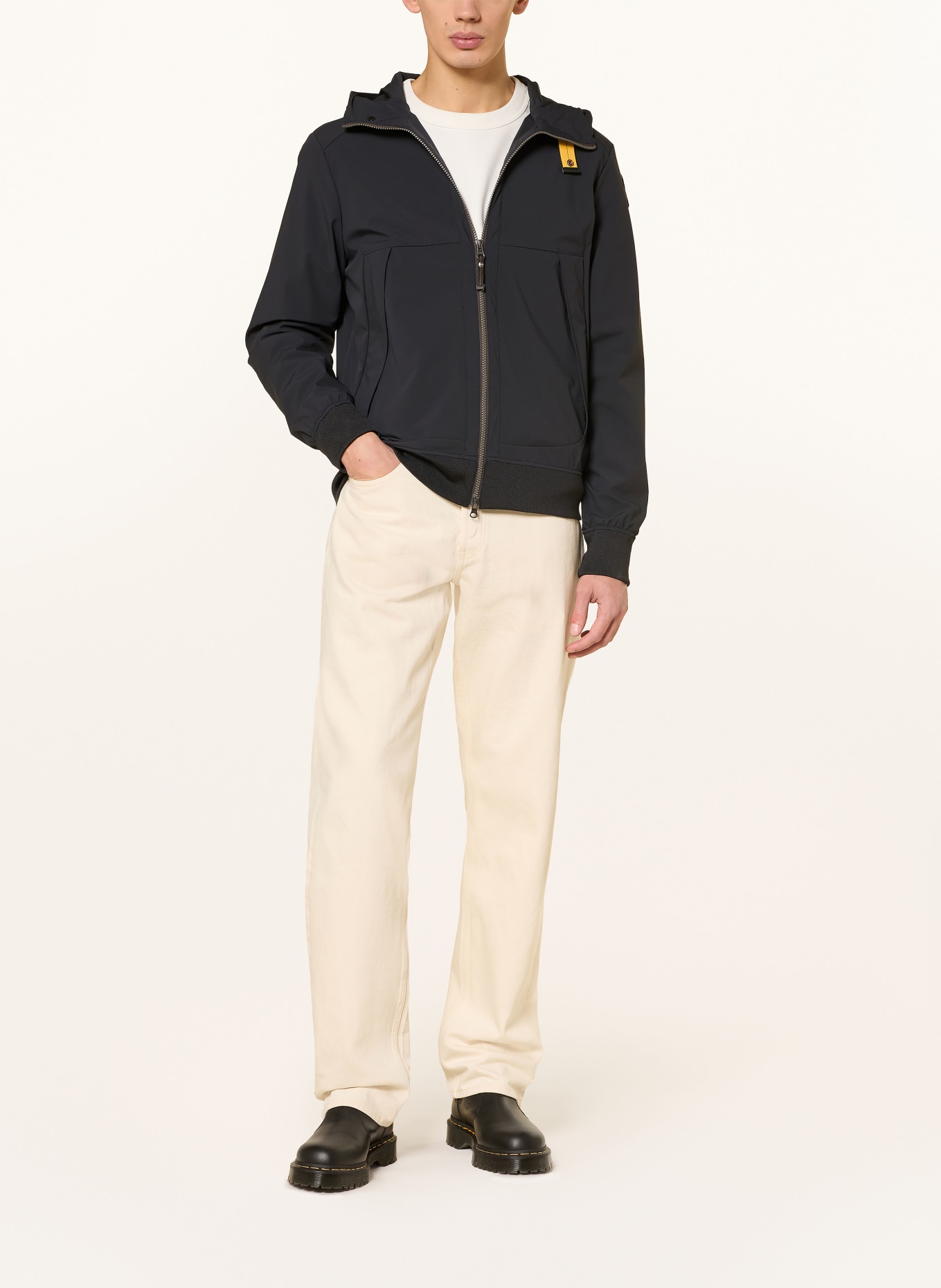 PARAJUMPERS Blouson ABNER: SCHWARZ / ROT / ORANGE