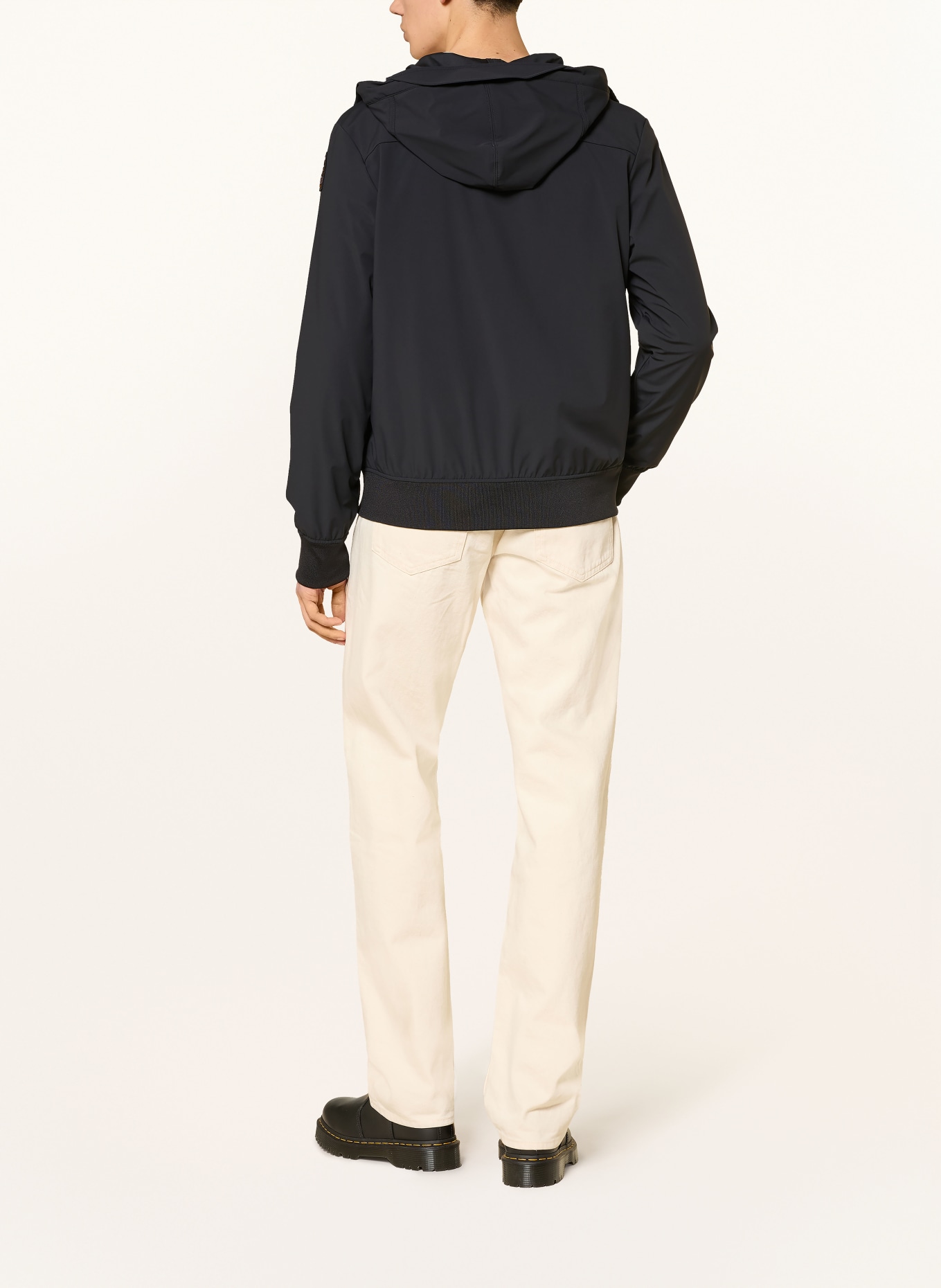 PARAJUMPERS Blouson ABNER: SCHWARZ / ROT / ORANGE