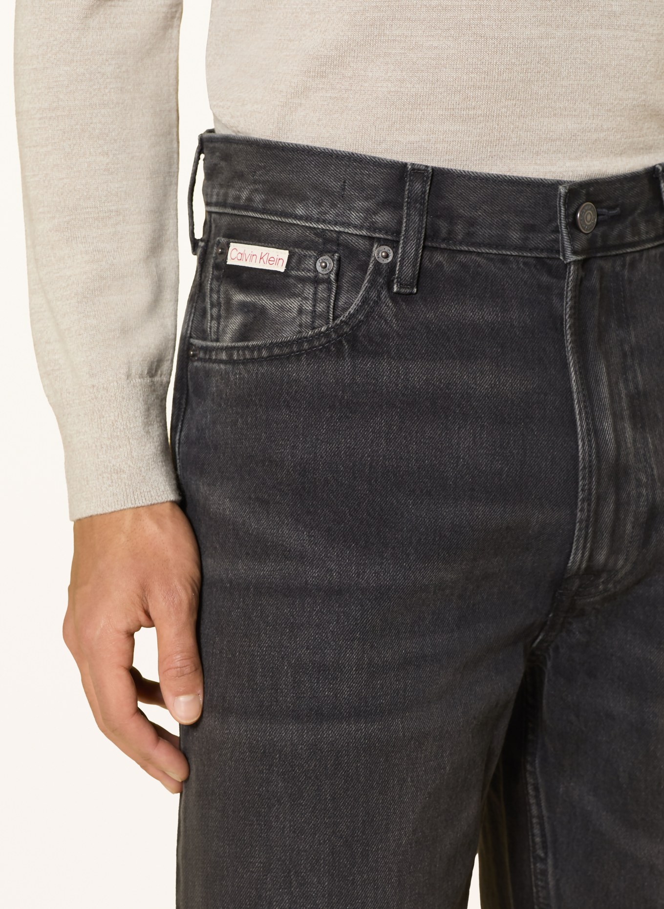 Calvin Klein Jeans Jeans AVERY Baggy Fit: XB0 AVERY BLACK STONE