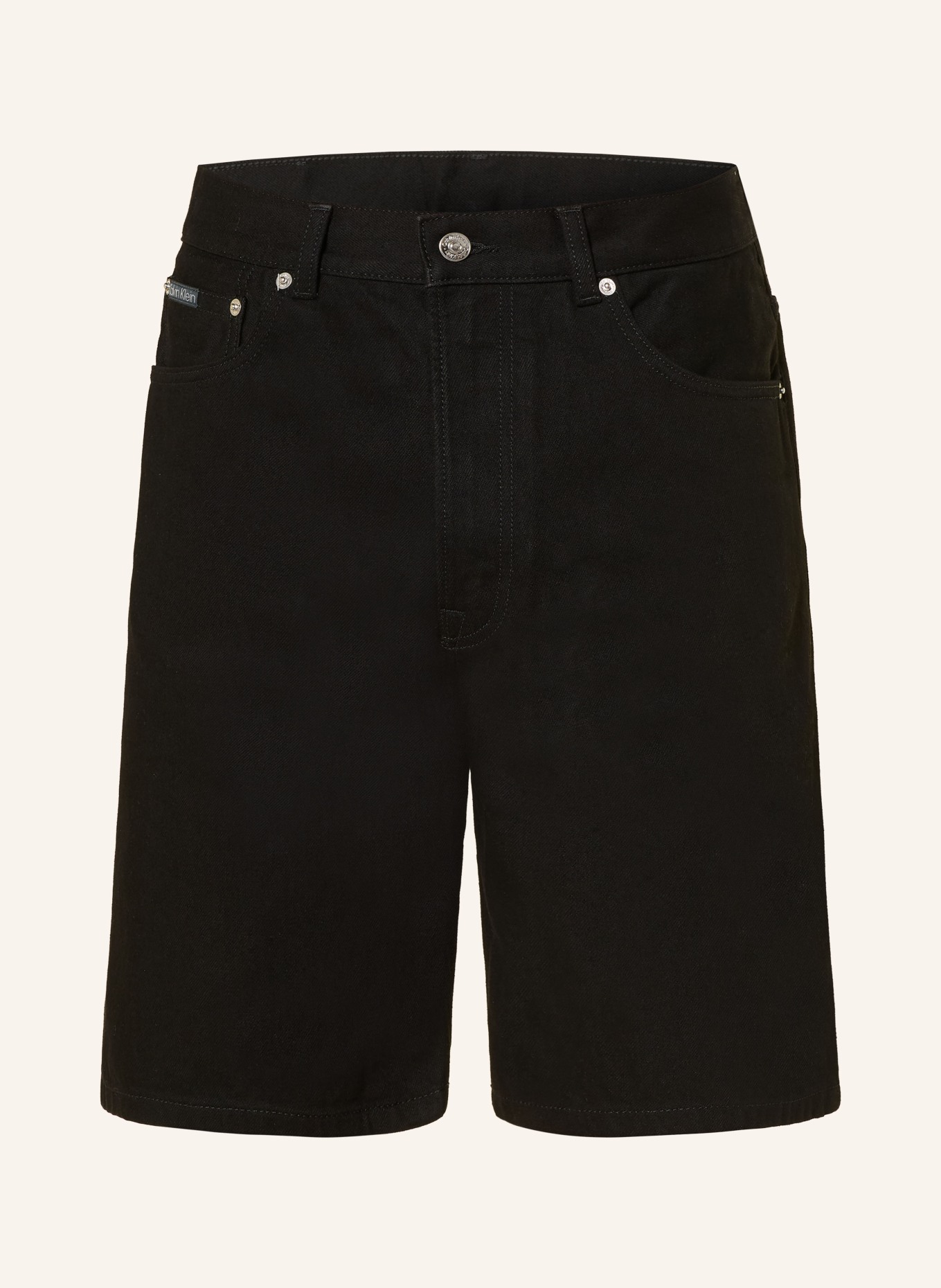 Calvin Klein Jeans Jeansshorts: SCHWARZ