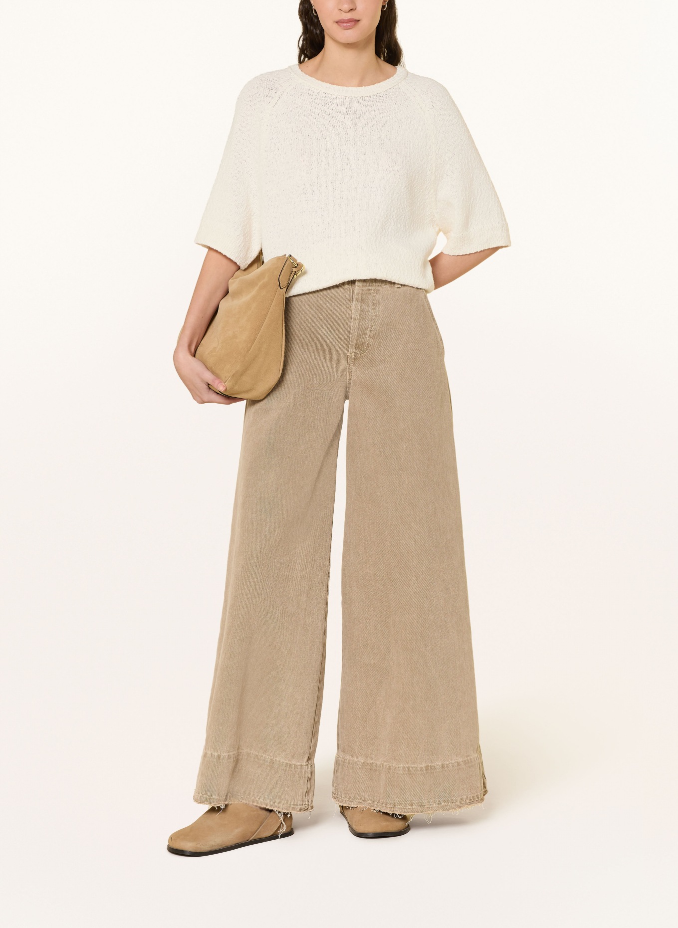 Marc O'Polo DENIM Strickshirt: CREME