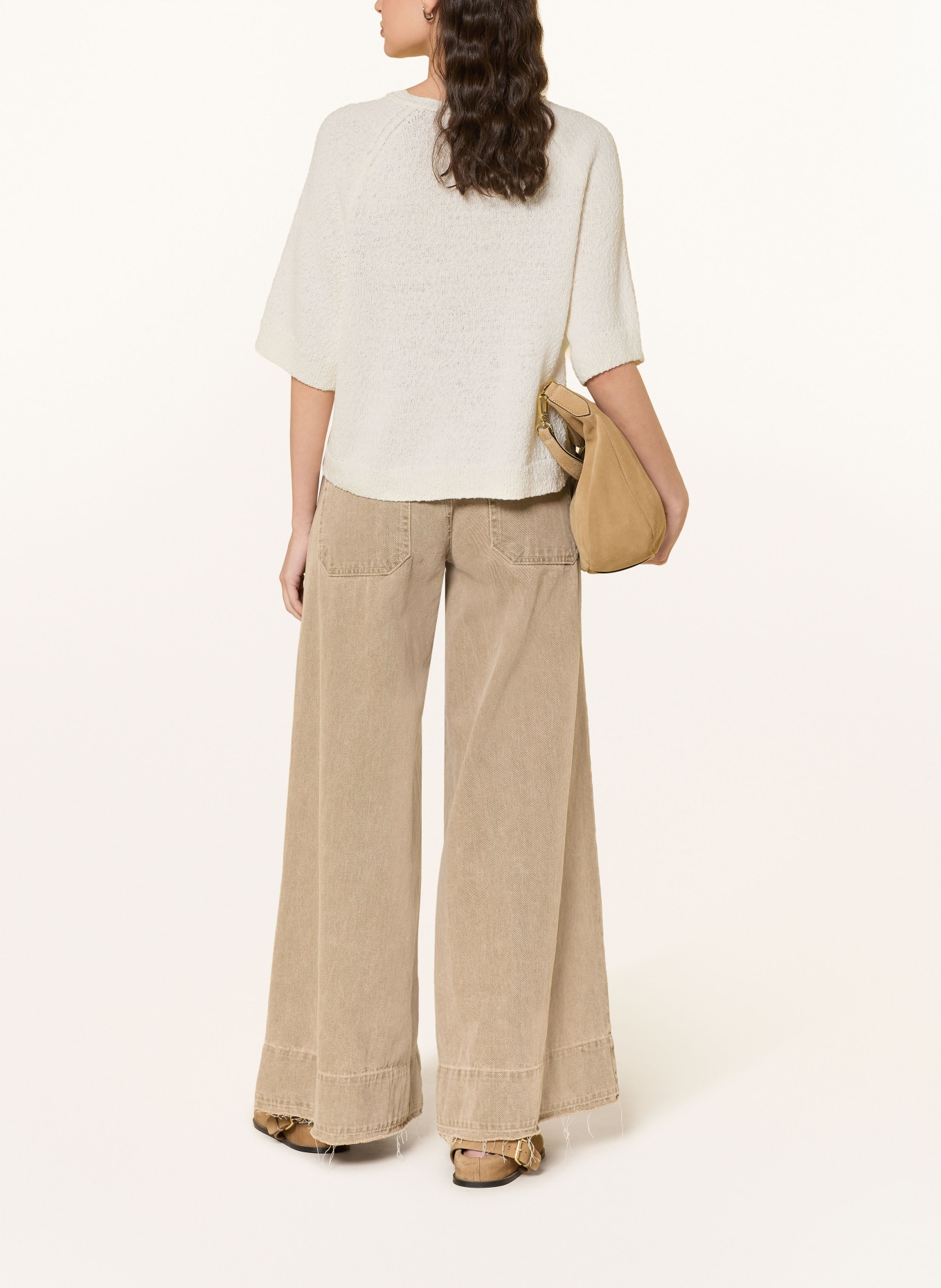 Marc O'Polo DENIM Strickshirt: CREME