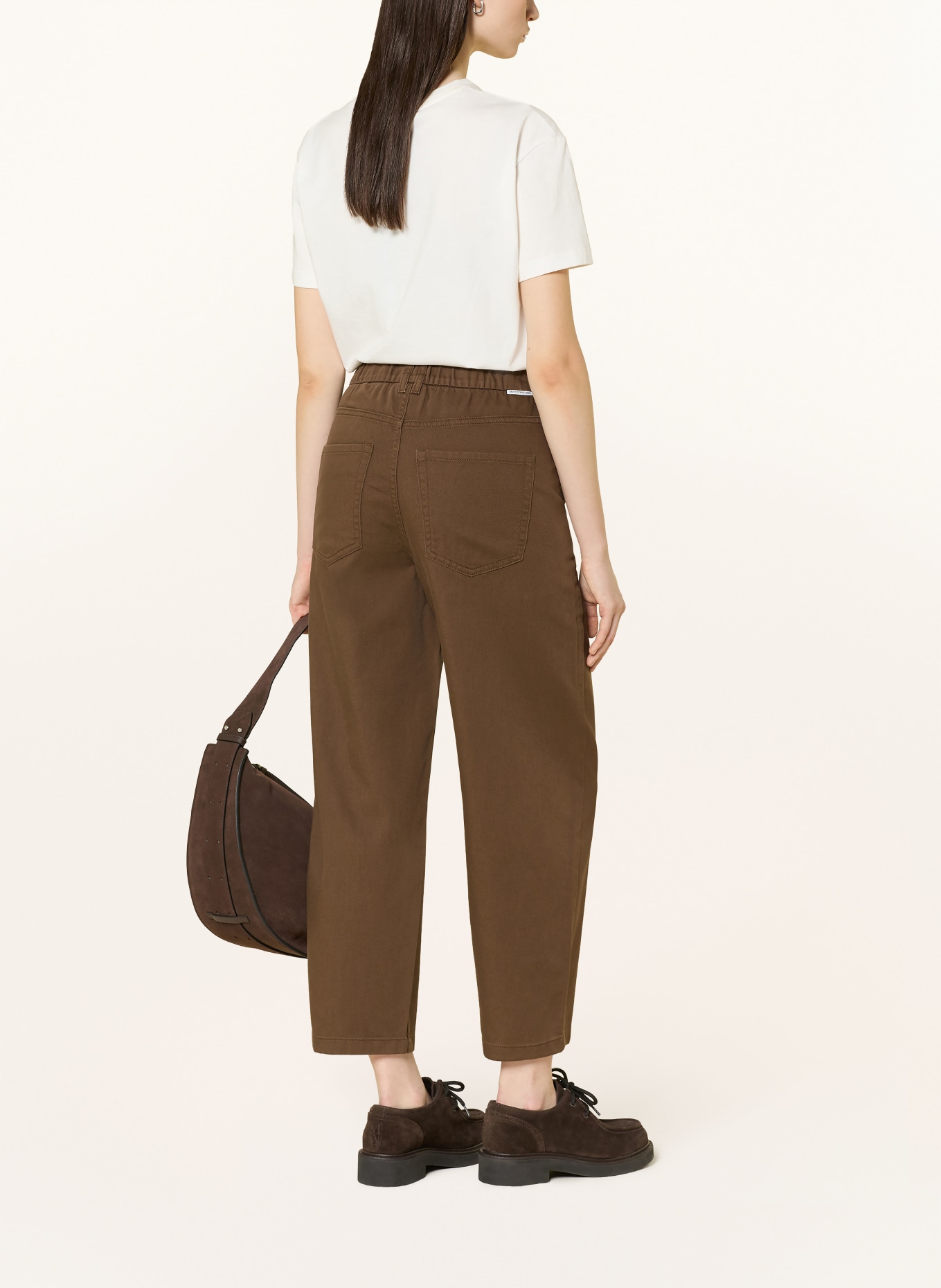 Marc O'Polo DENIM Maminčiny džíny: HNĚDÁ