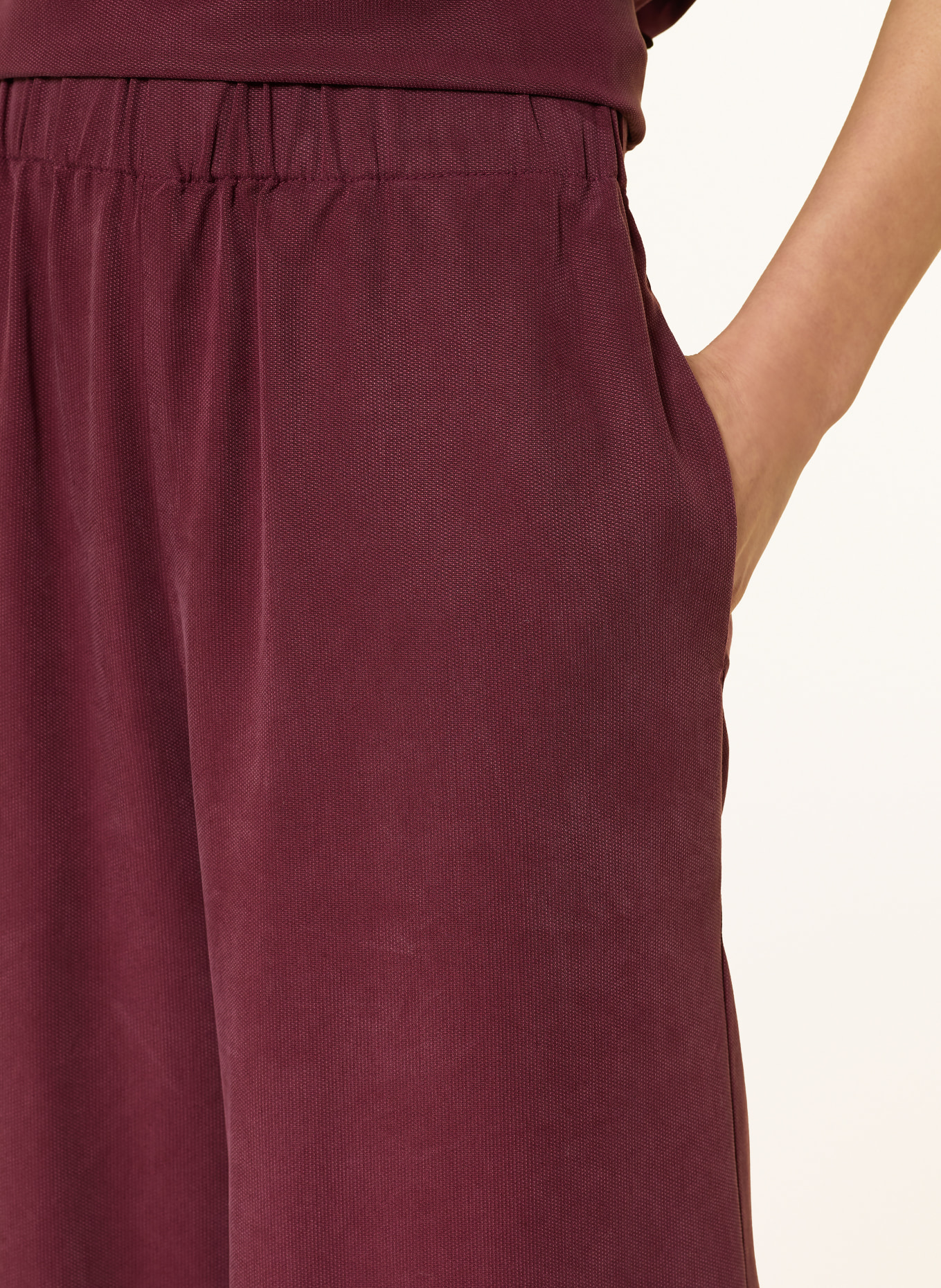 Marc O'Polo DENIM marlene pants: DARK RED