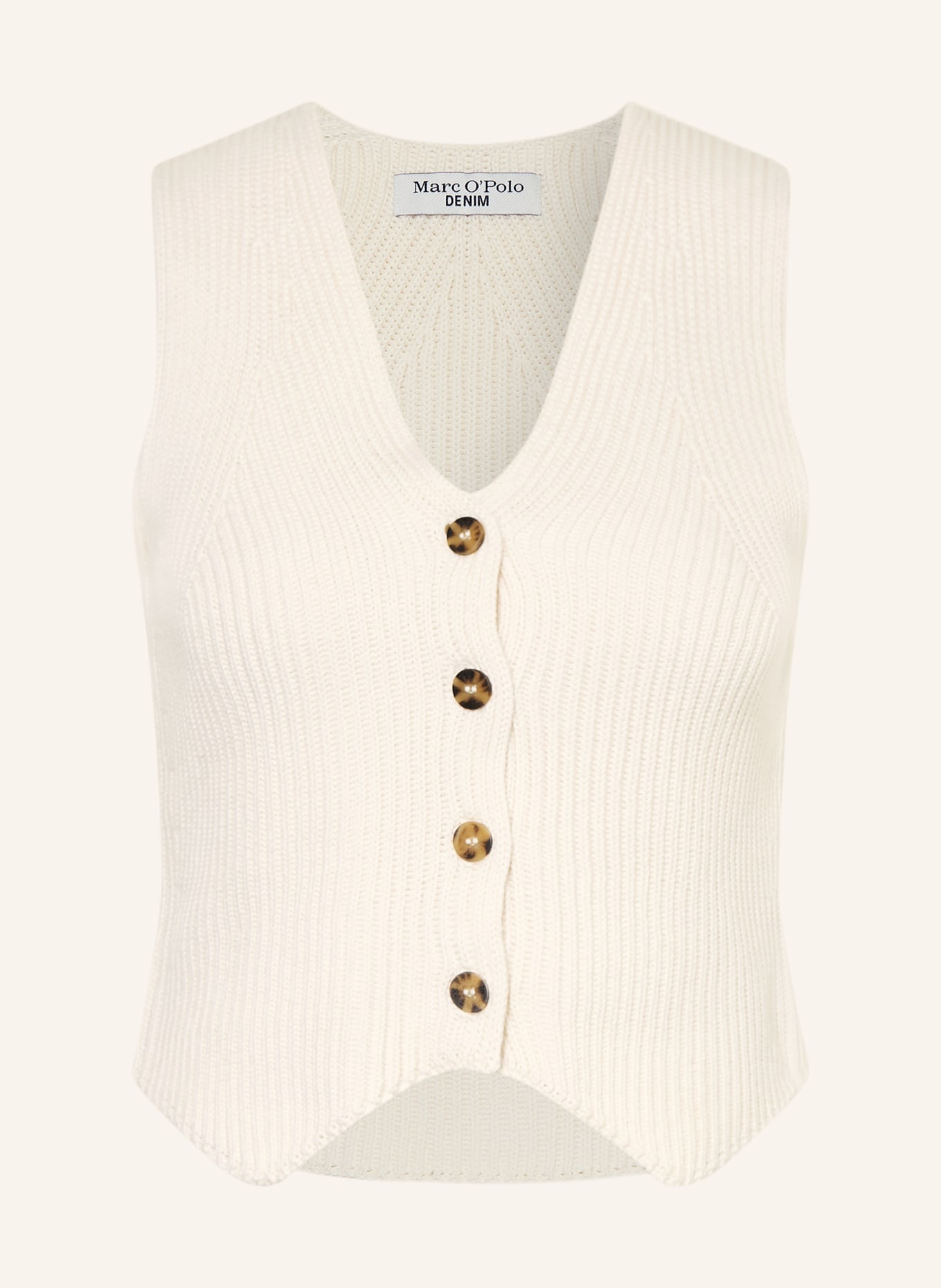 Marc O'Polo DENIM knitted vest: ECRU