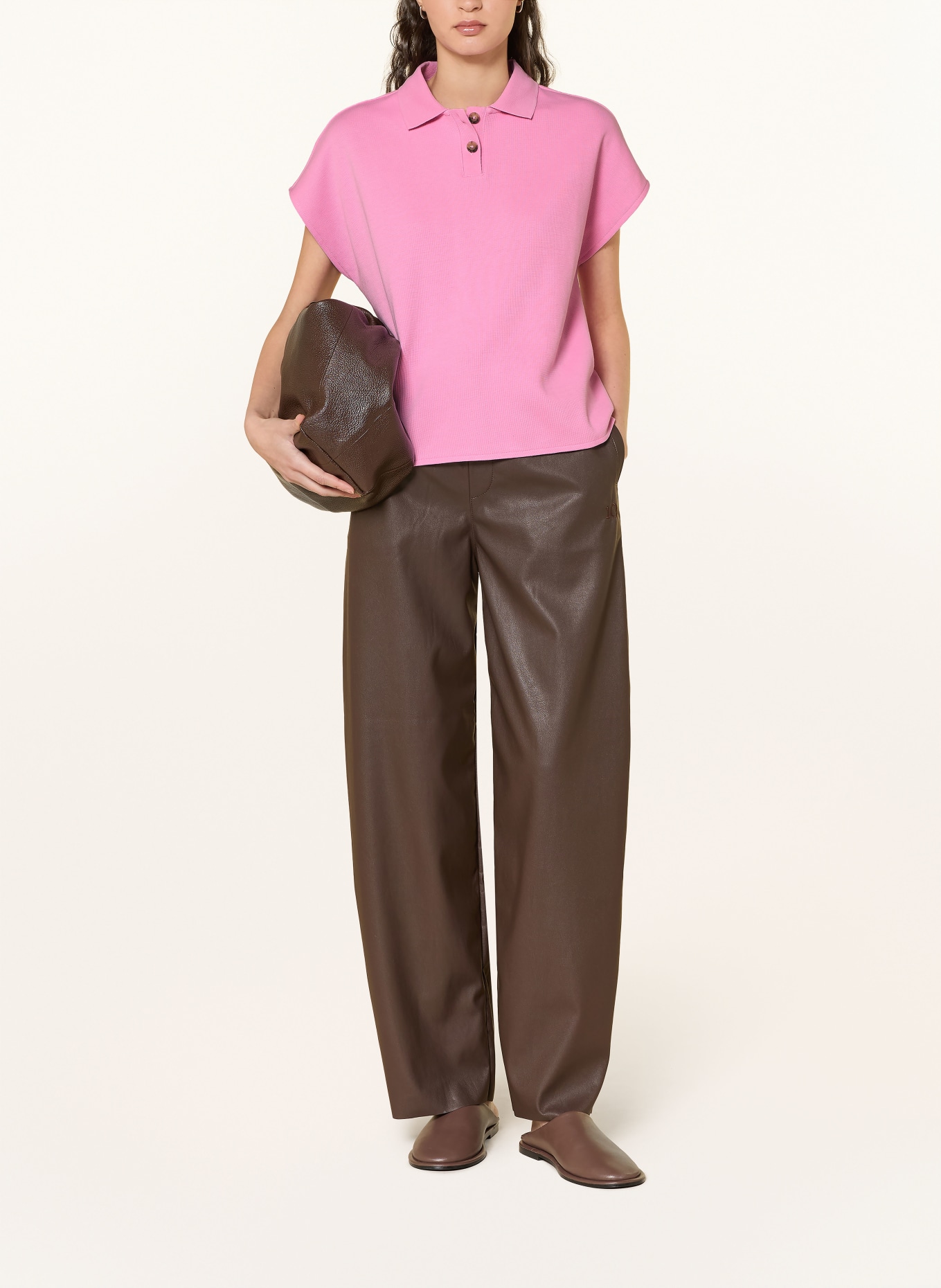 Marc O'Polo DENIM Piqué polokošile: RŮŽOVÁ