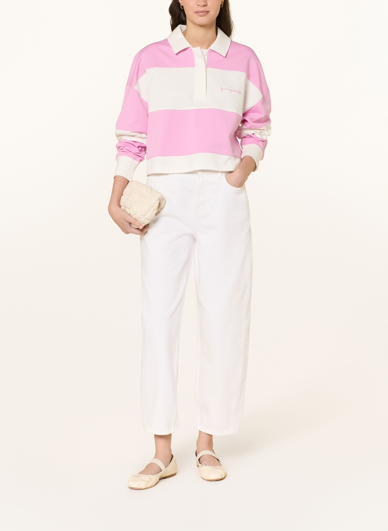 Marc O'Polo DENIM Barrel Jeans: 0218 White_Multi_04