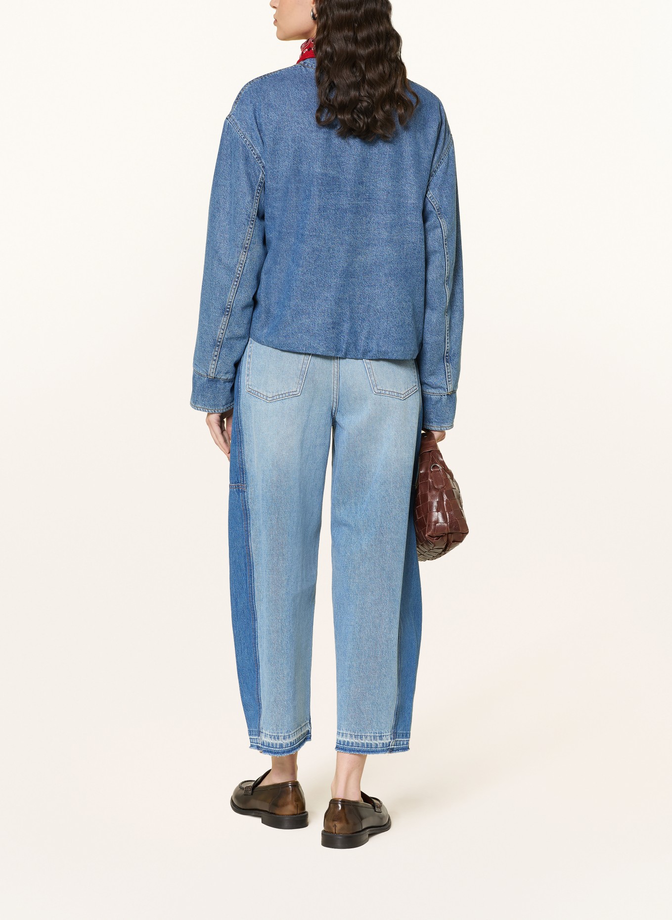 Marc O'Polo DENIM Džíny Barrel ENNI CROPPED: 4977 Medium Blue_Multi_50