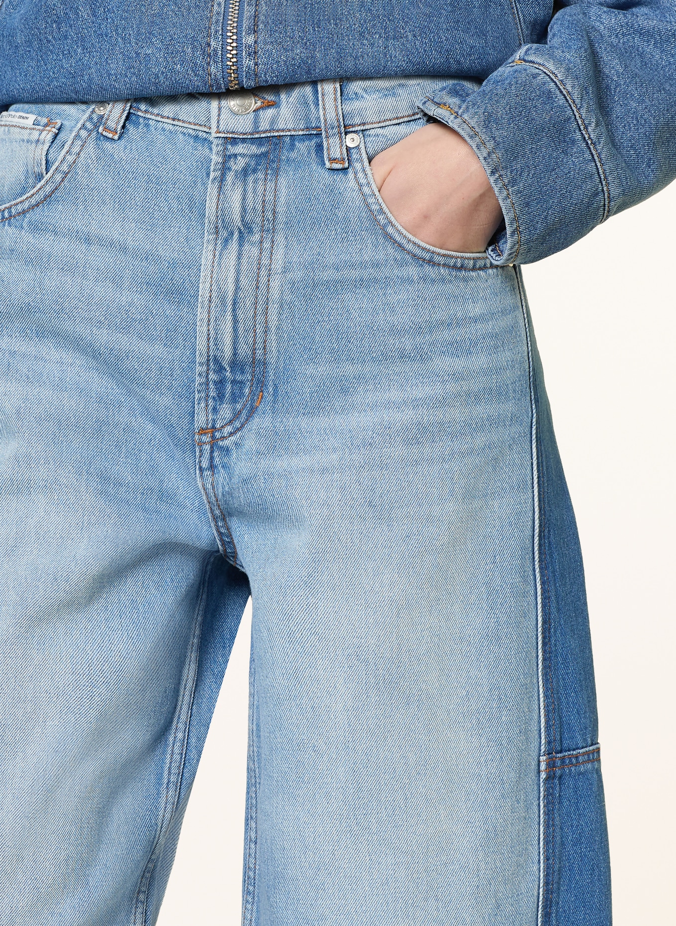 Marc O'Polo DENIM Džíny Barrel ENNI CROPPED: 4977 Medium Blue_Multi_50