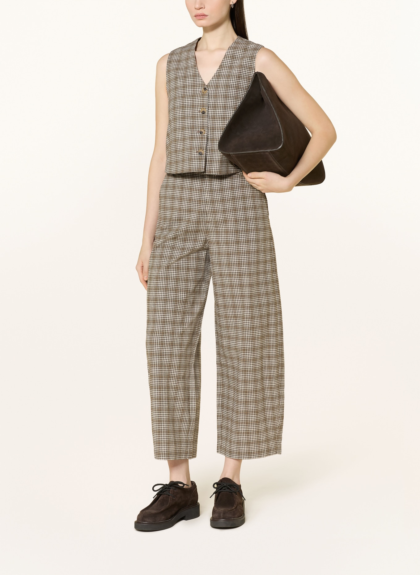 Marc O'Polo DENIM Culotte: OLIV / BRAUN / WEISS