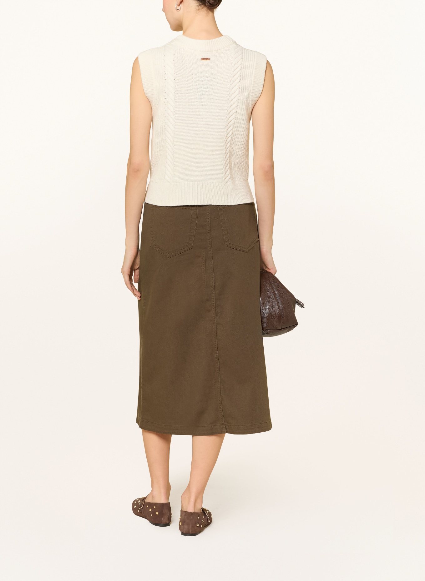 Marc O'Polo DENIM Wickelrock: BRAUN