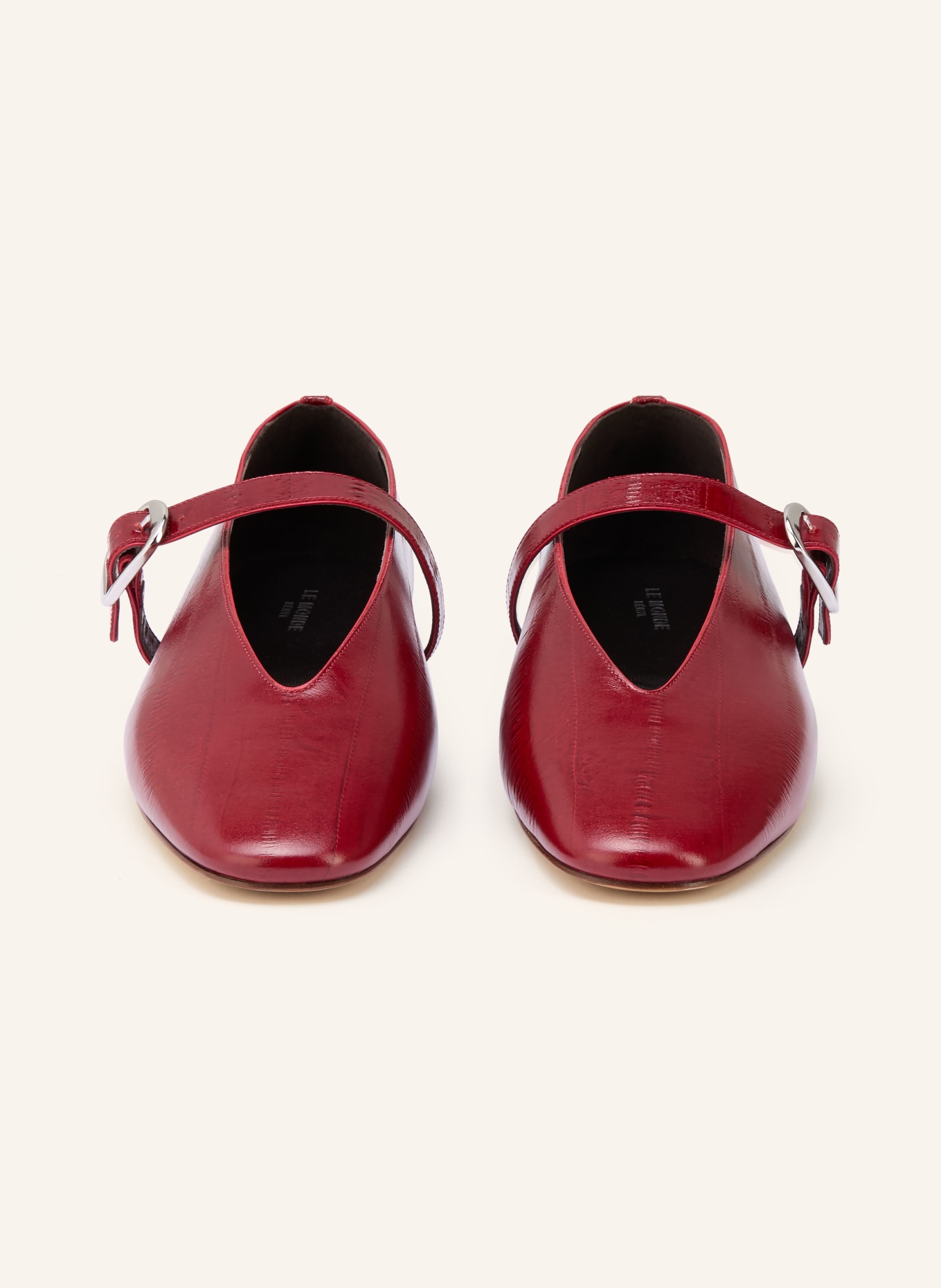 LE MONDE BÉRYL Mary-Jane-Ballerinas: DUNKELROT