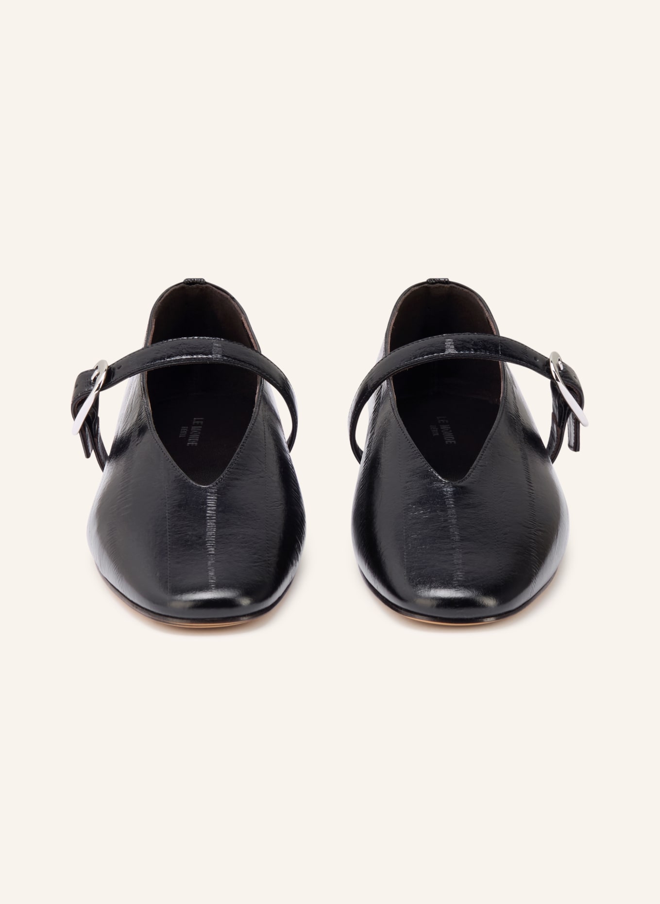 LE MONDE BÉRYL Mary-Jane-Ballerinas: SCHWARZ