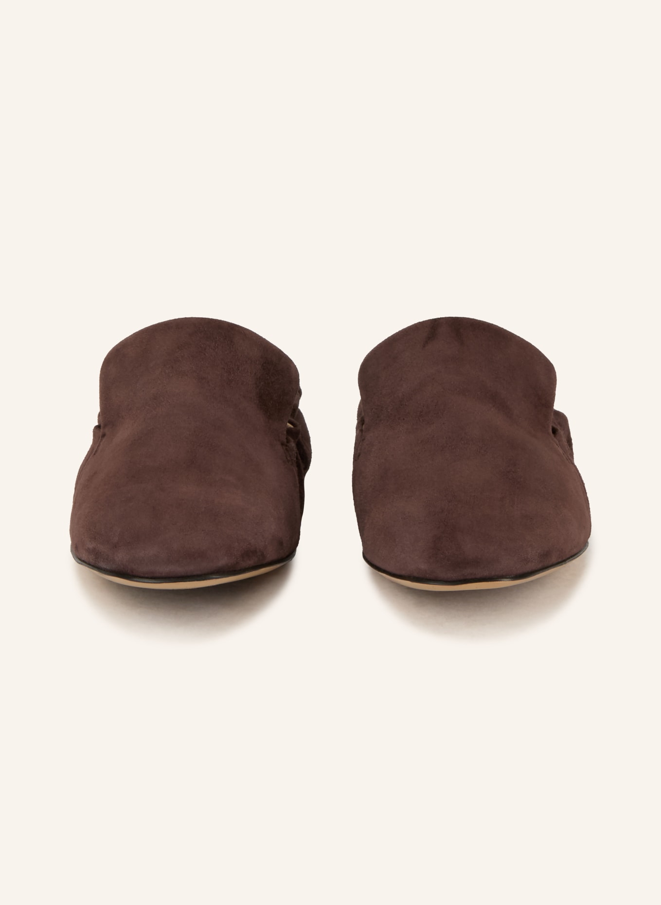 LE MONDE BÉRYL Slipper ORLANDO: DUNKELBRAUN