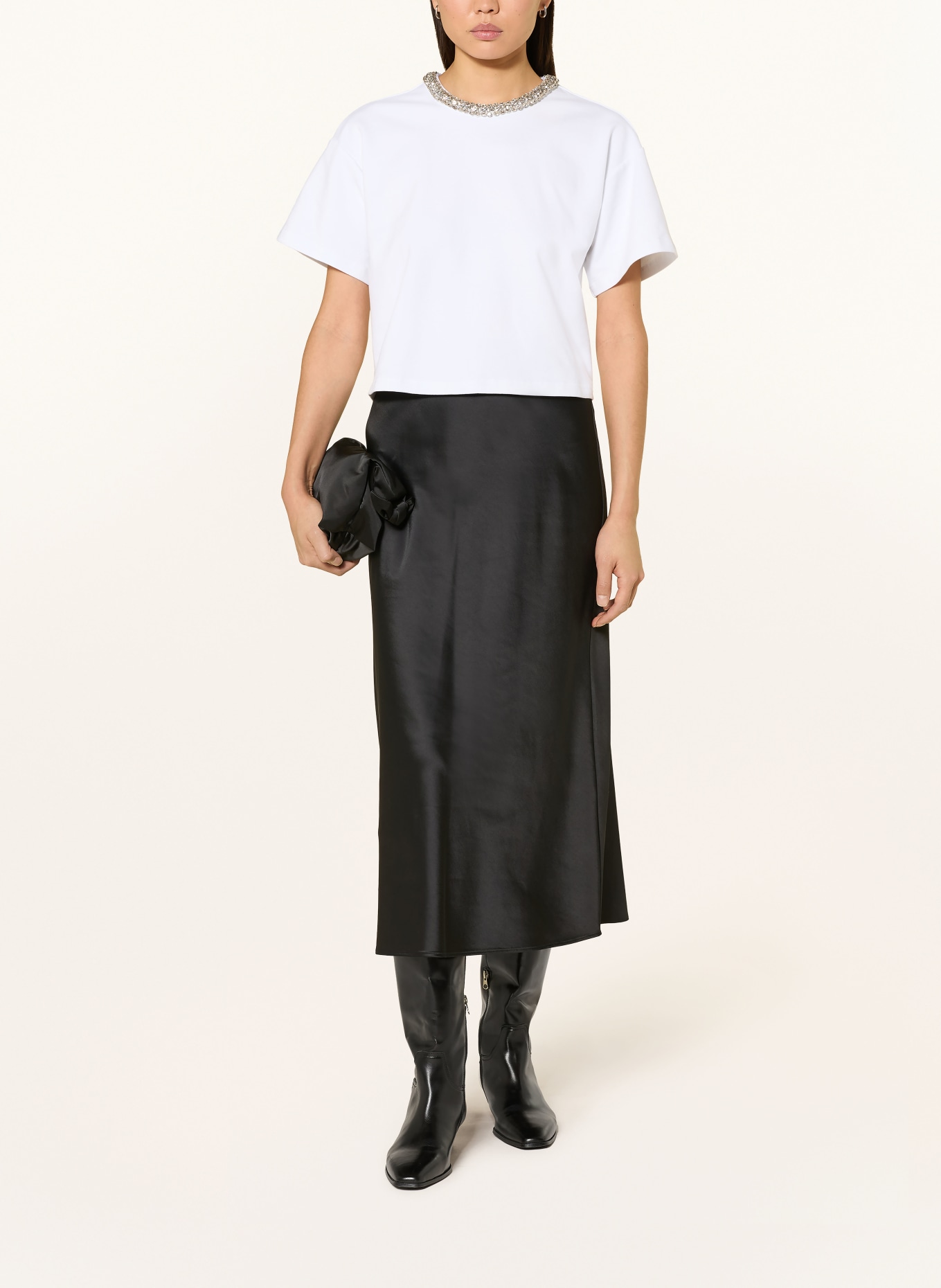 darling harbour Tričko s ozdobnými kameny: WHITE