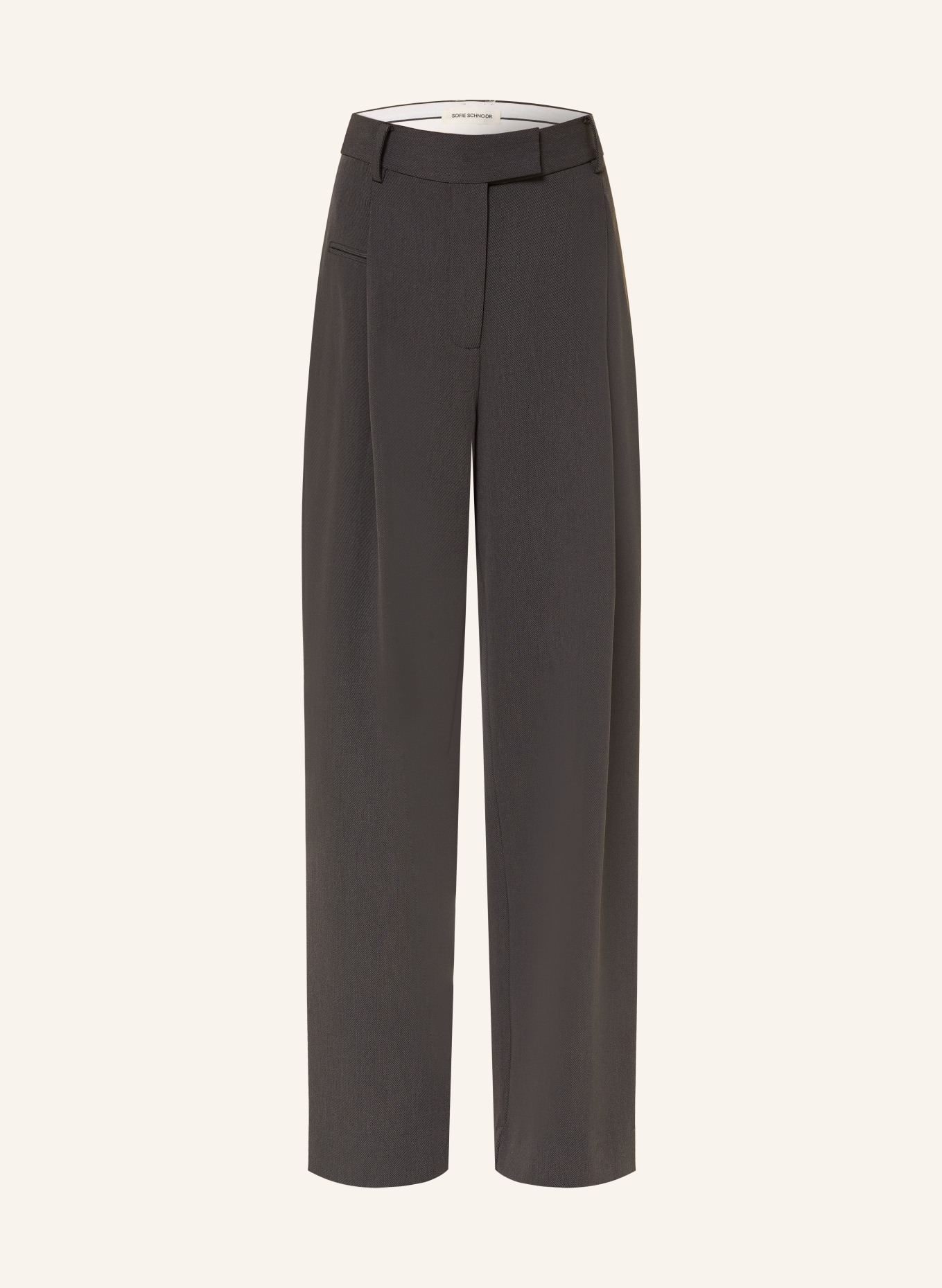 SOFIE SCHNOOR Marlene kalhoty: TMAVĚ ŠEDÁ