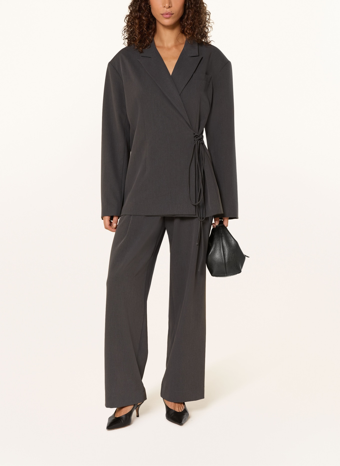 SOFIE SCHNOOR Marlene kalhoty: TMAVĚ ŠEDÁ