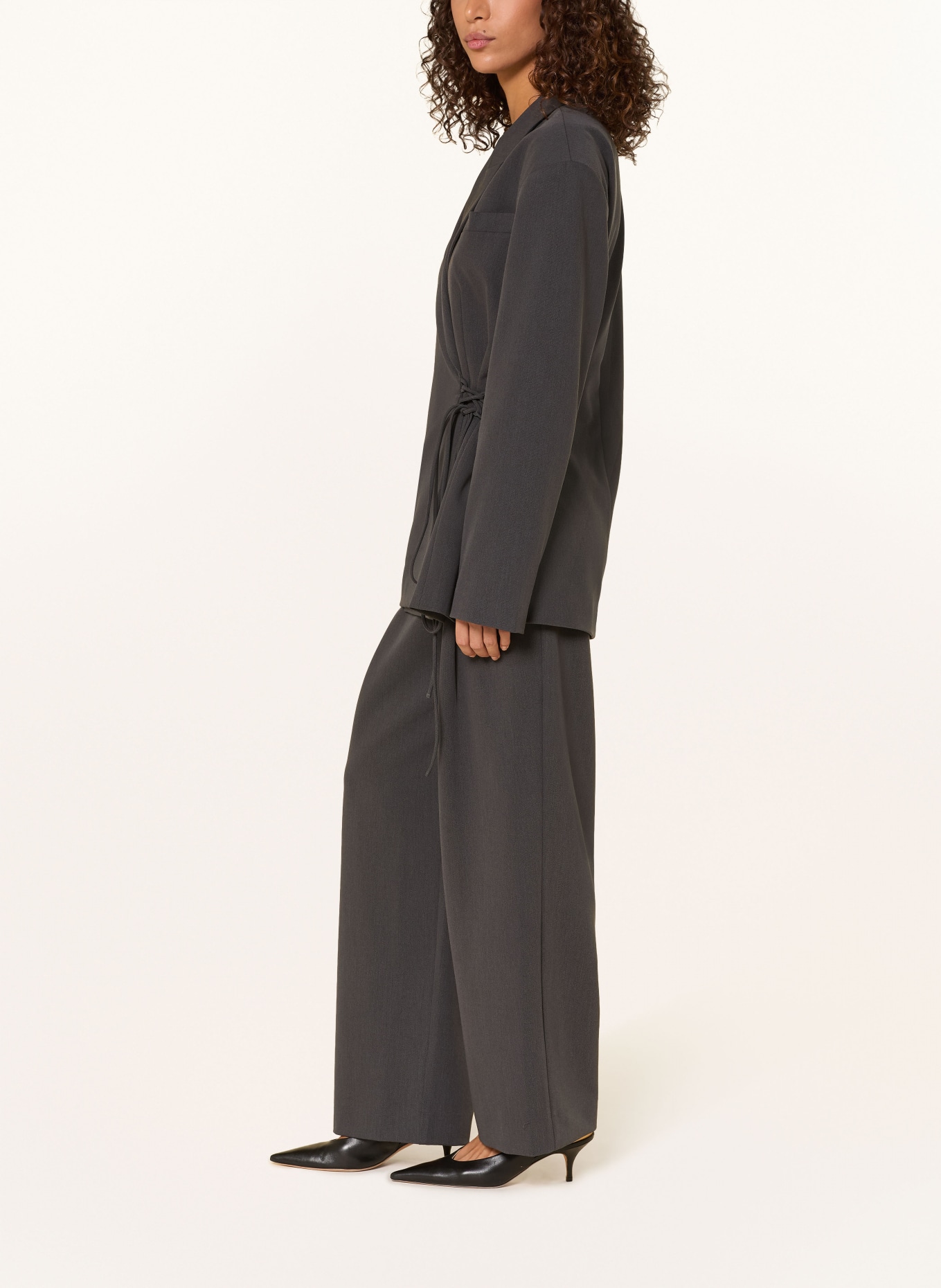 SOFIE SCHNOOR Marlene kalhoty: TMAVĚ ŠEDÁ