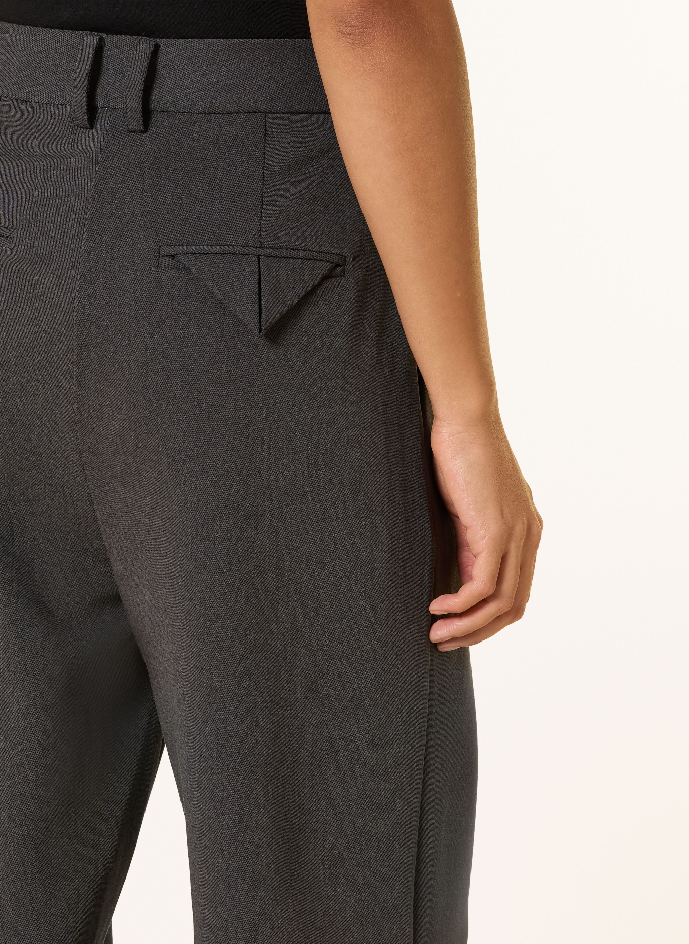 SOFIE SCHNOOR Marlene kalhoty: TMAVĚ ŠEDÁ