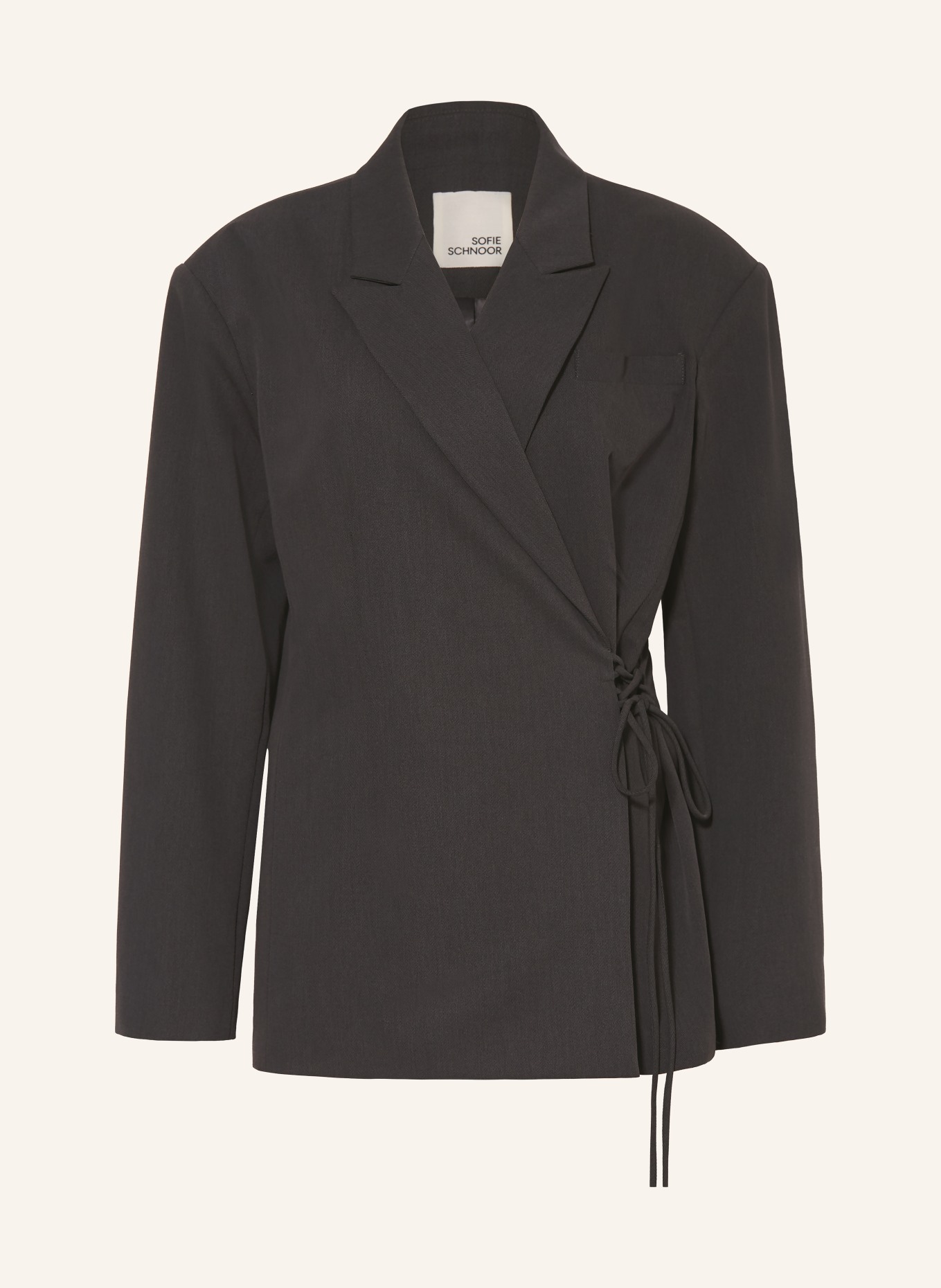 SOFIE SCHNOOR Dlouhý blejzr SUSSIESW: TMAVĚ ŠEDÁ