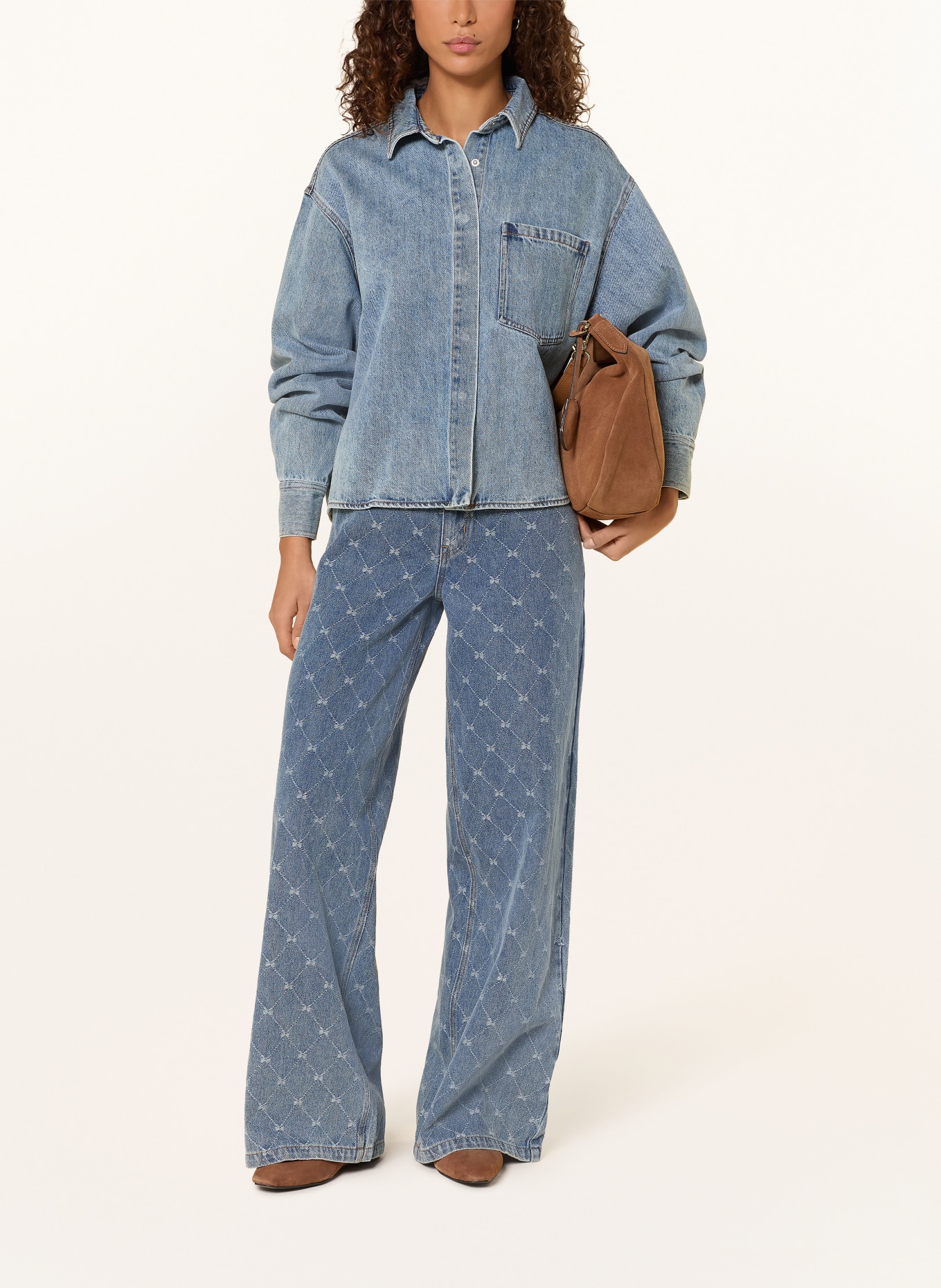 SOFIE SCHNOOR Džíny s širokými nohavicemi AZZI: 5036 blue