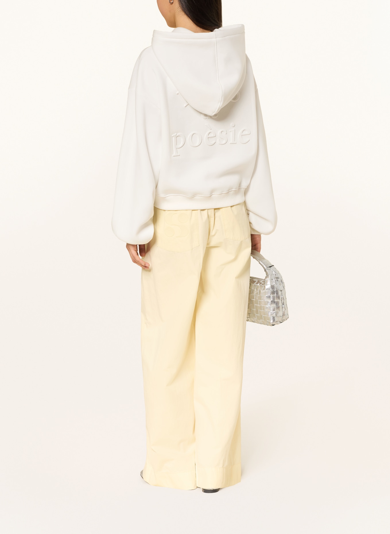 SOFIE SCHNOOR ELISASW Sweatshirt Jacket: WHITE
